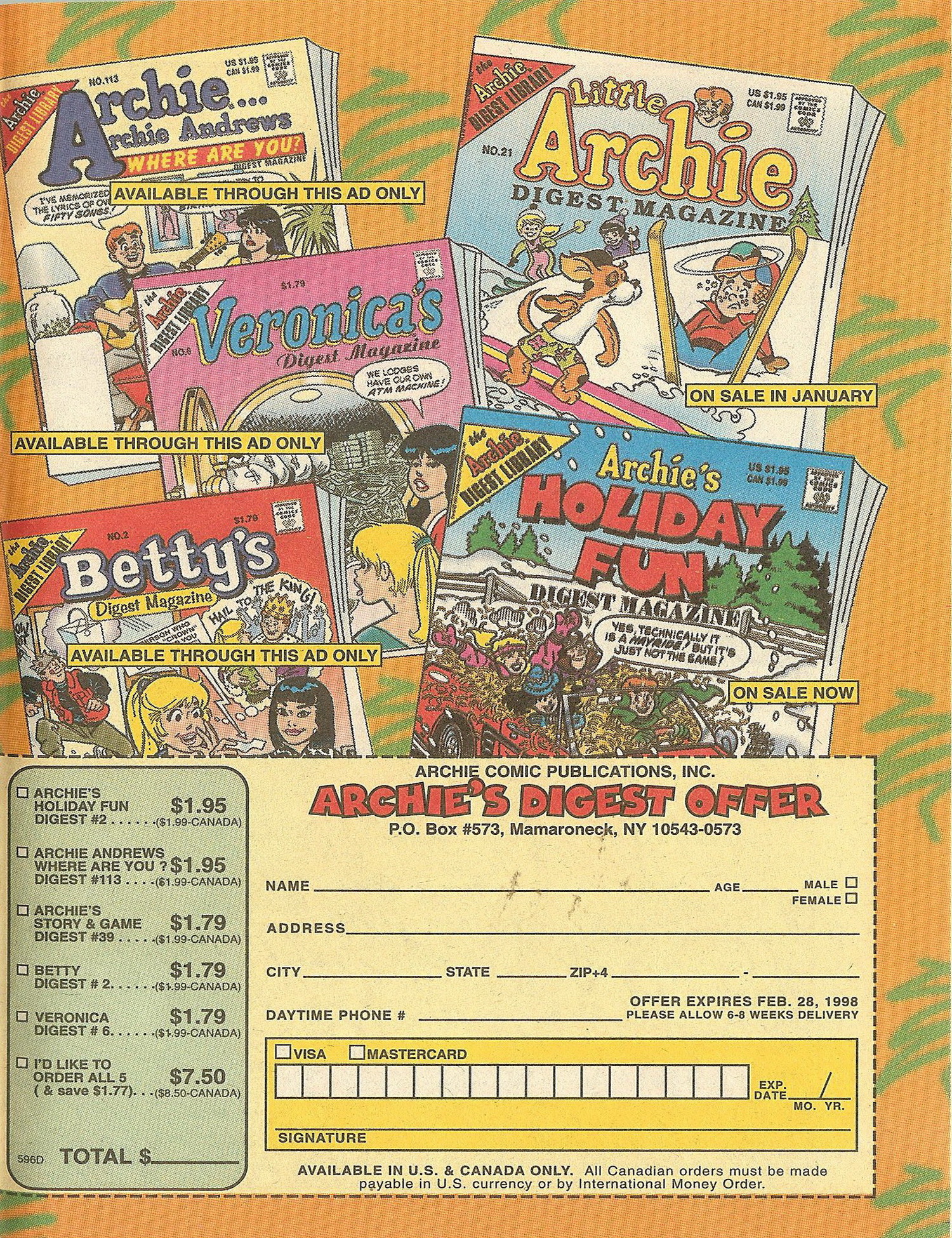 Read online Betty and Veronica Digest Magazine comic -  Issue #93 - 54