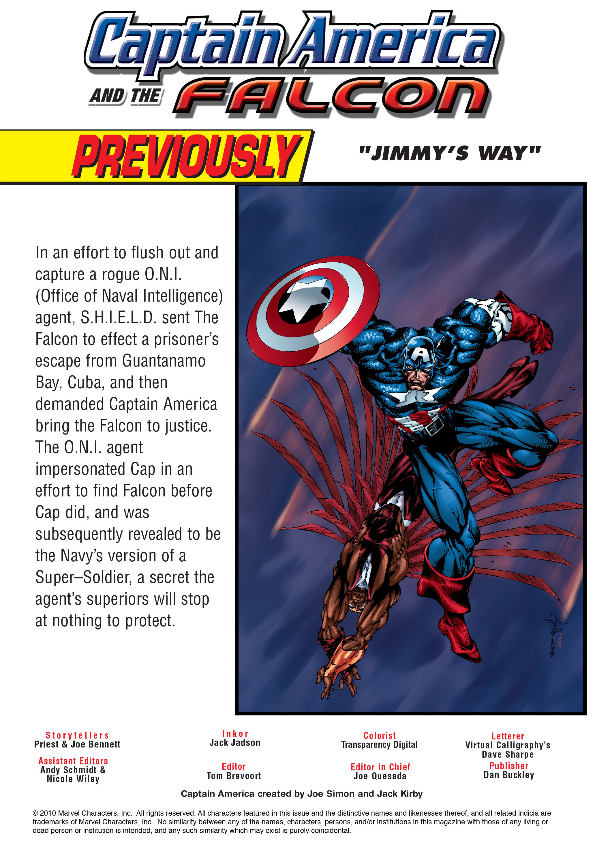 Captain America & the Falcon 5 Page 1