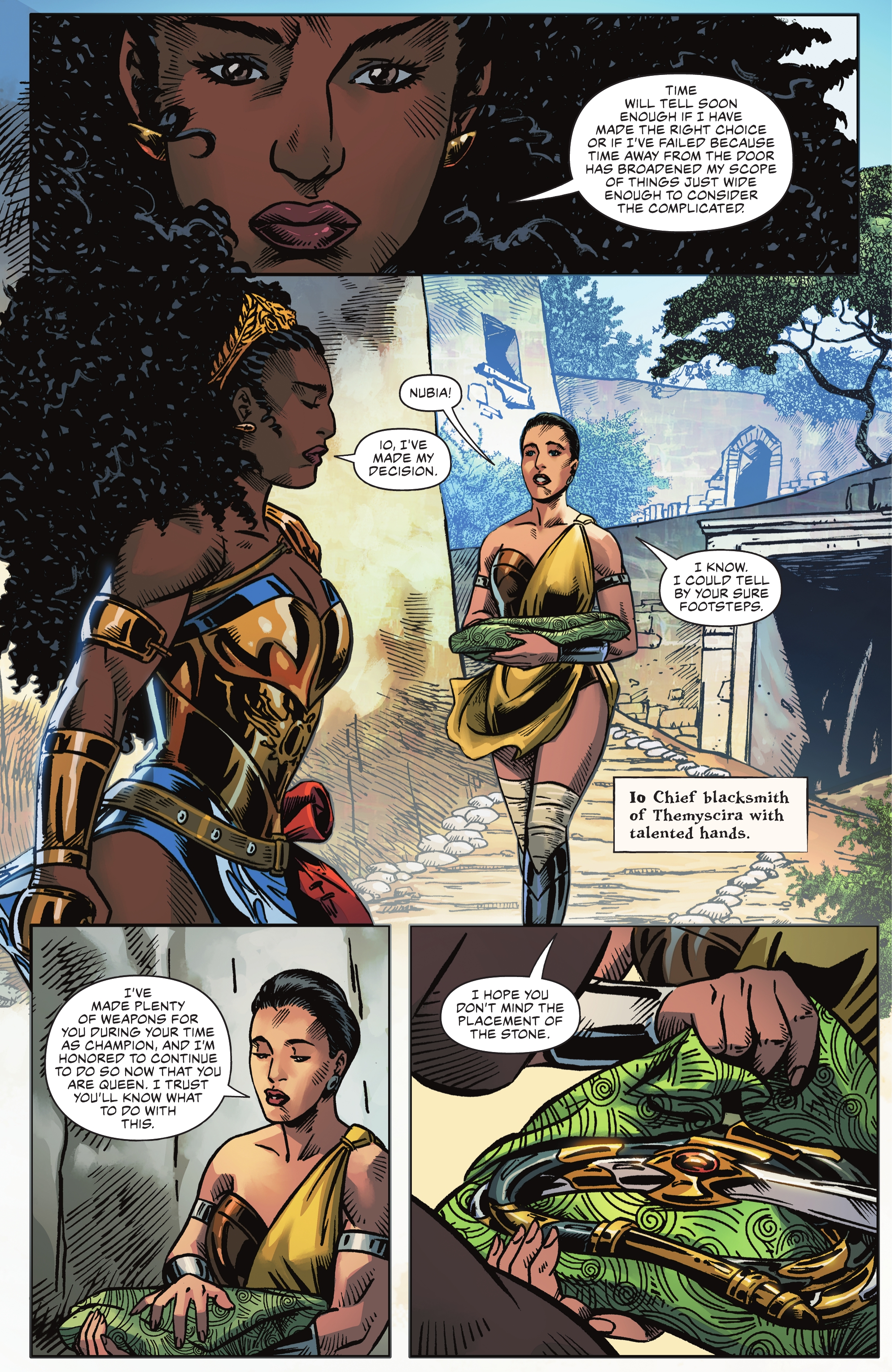 Read online Nubia & the Amazons comic -  Issue #4 - 17