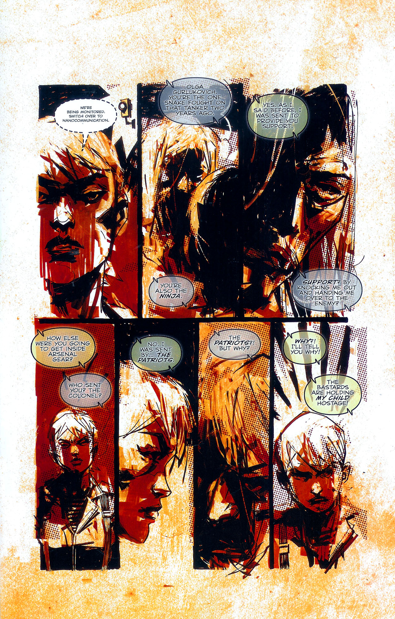 Read online Metal Gear Solid: Sons of Liberty comic -  Issue #9 - 13