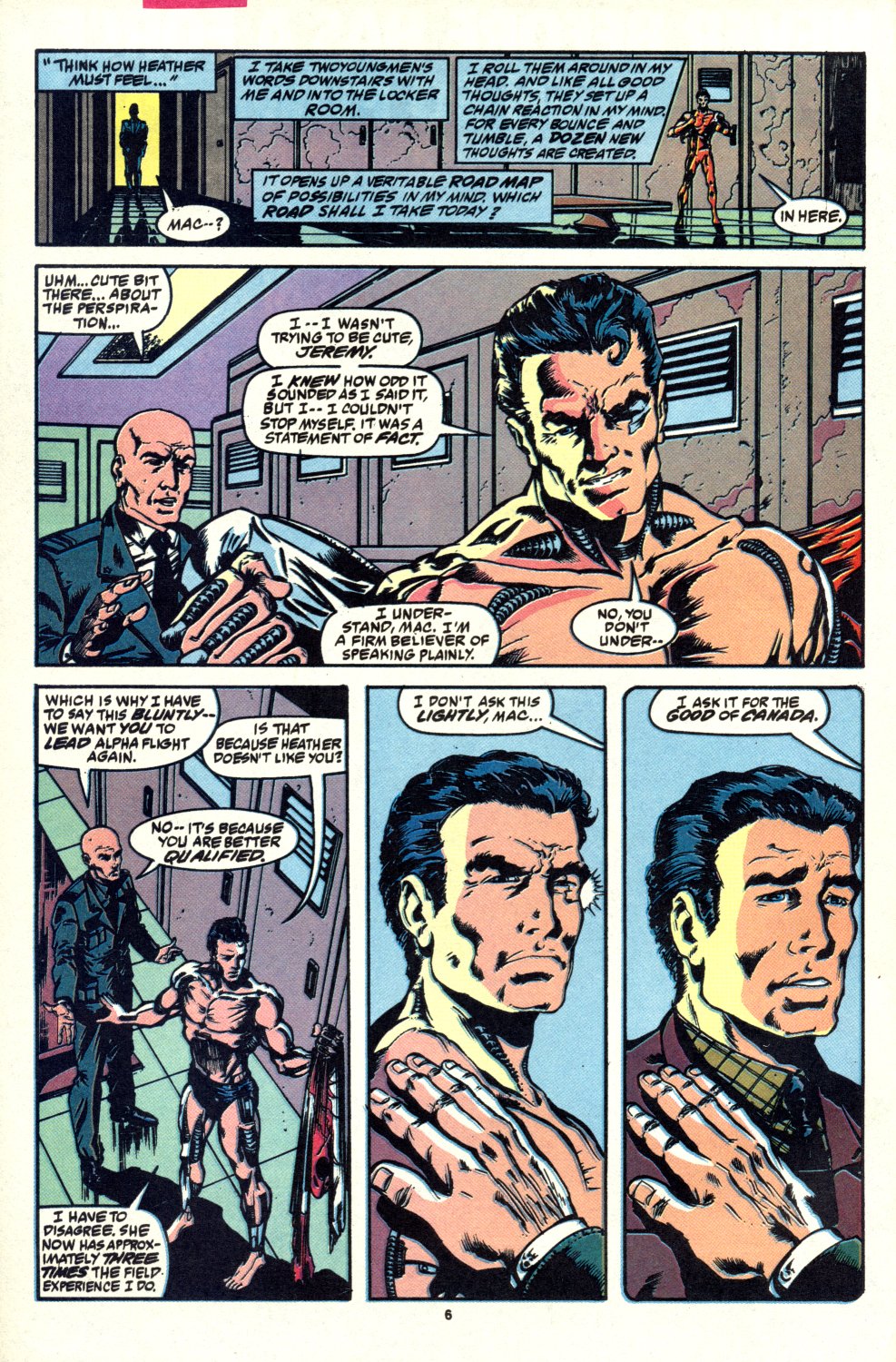 Read online Alpha Flight (1983) comic -  Issue #92 - 6