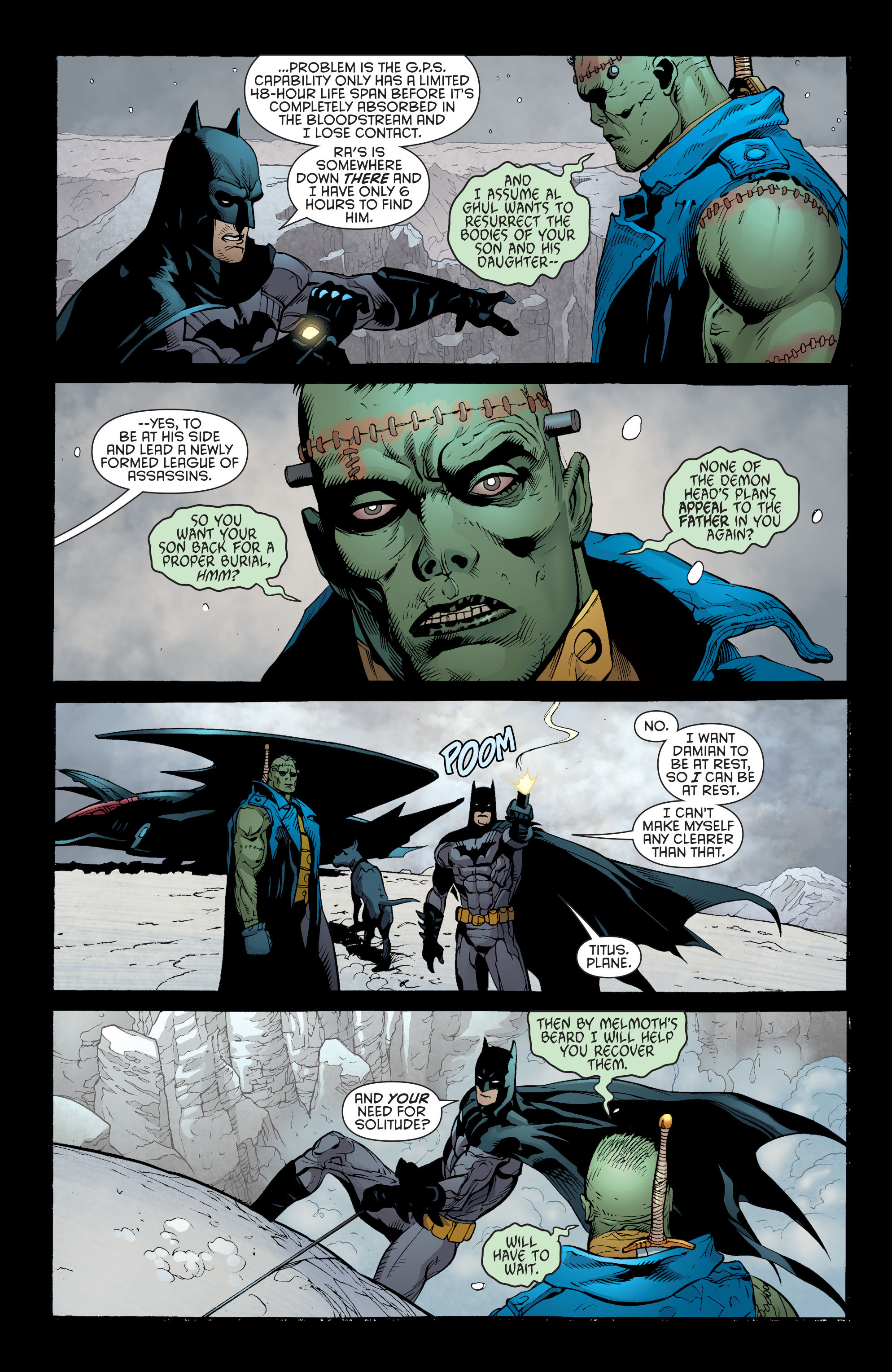Read online Batman and Robin (2011) comic -  Issue #31 - Batman and Frankenstein - 12