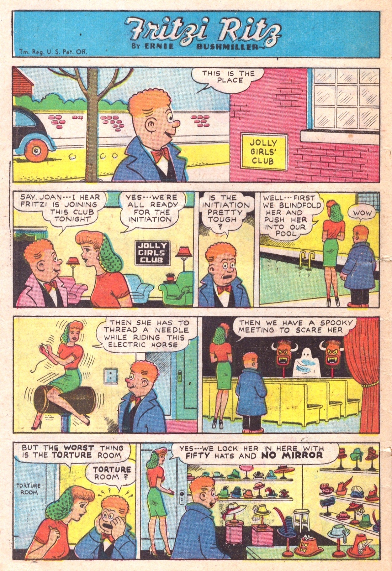 Read online Fritzi Ritz (1948) comic -  Issue #1 - 20