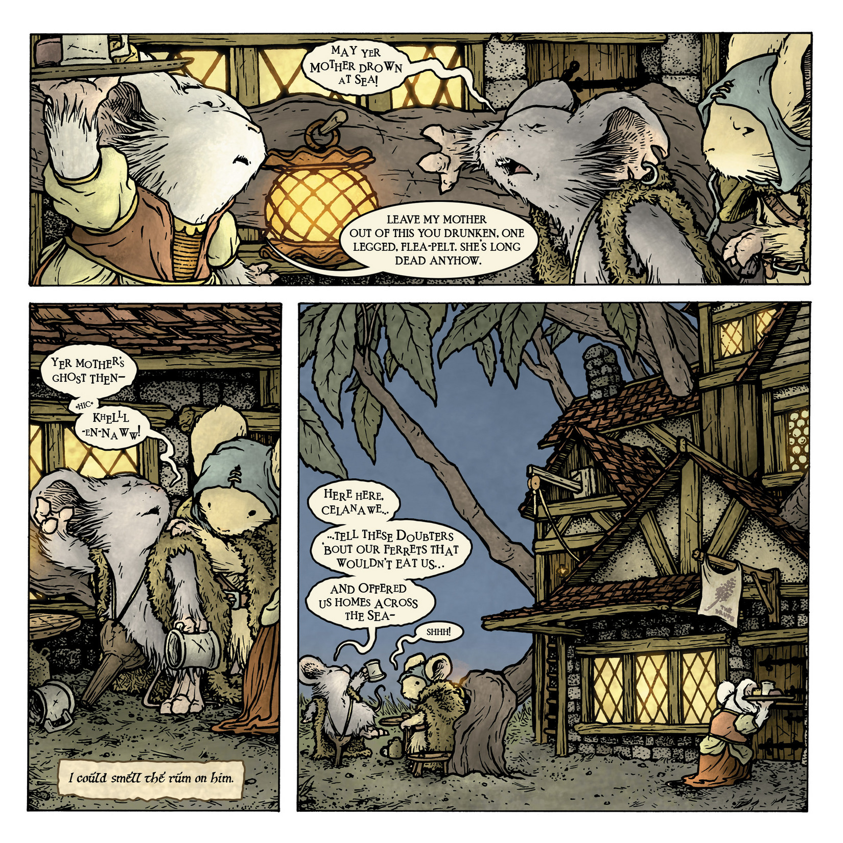 Read online Mouse Guard: The Black Axe comic -  Issue #6 - 17