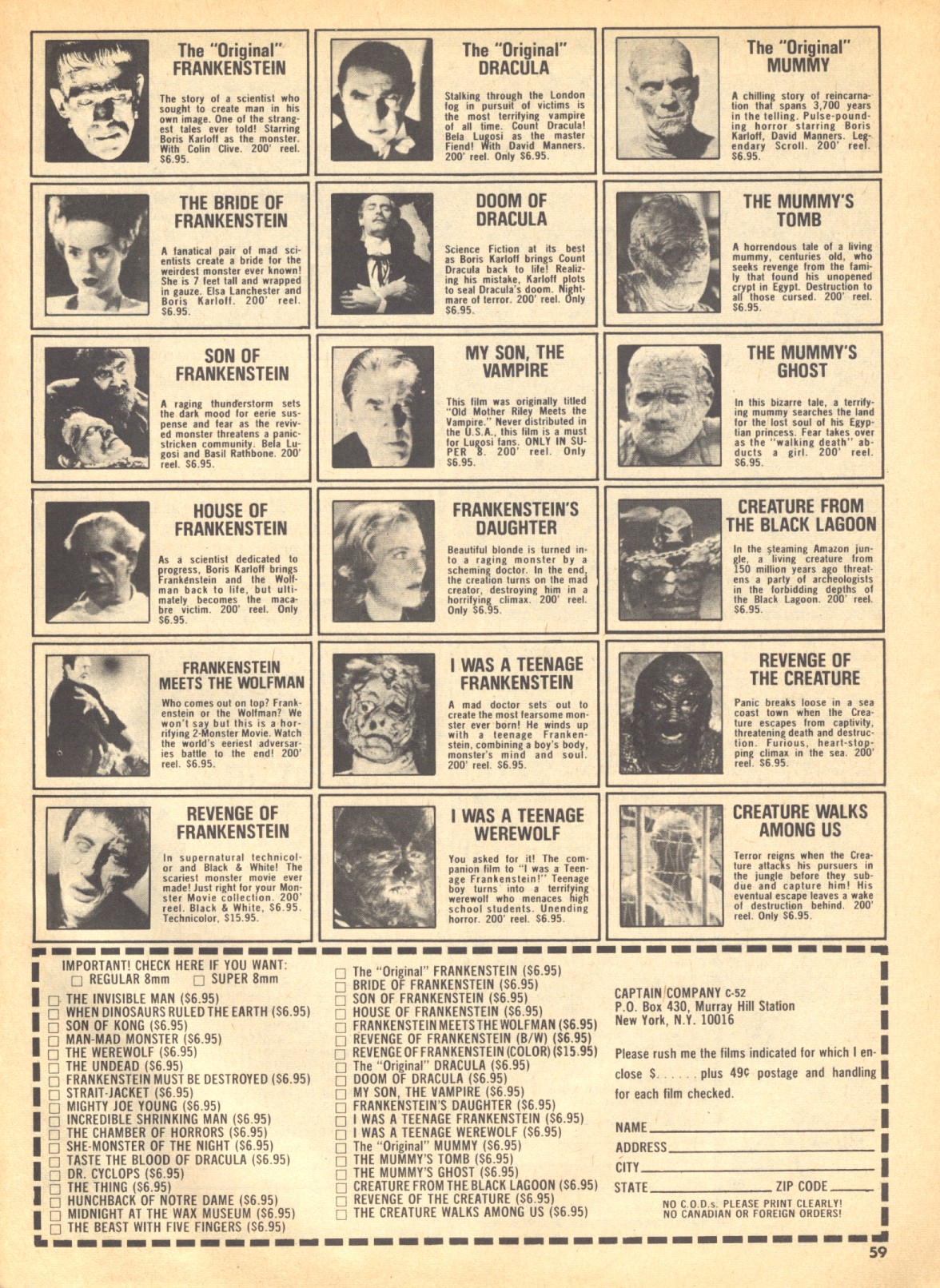 Read online Creepy (1964) comic -  Issue #52 - 59