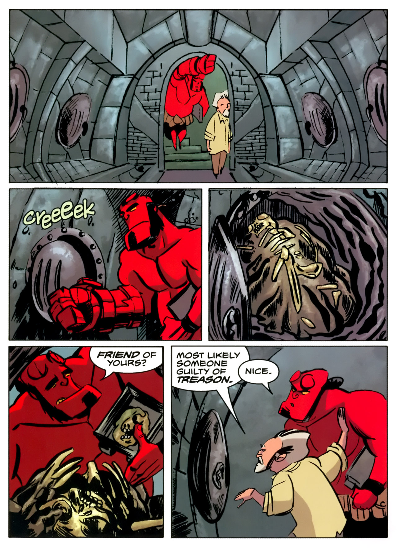 Read online Hellboy Animated: The Menagerie comic -  Issue # TPB - 31