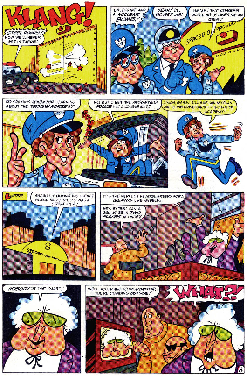 Read online Police Academy comic -  Issue #1 - 9