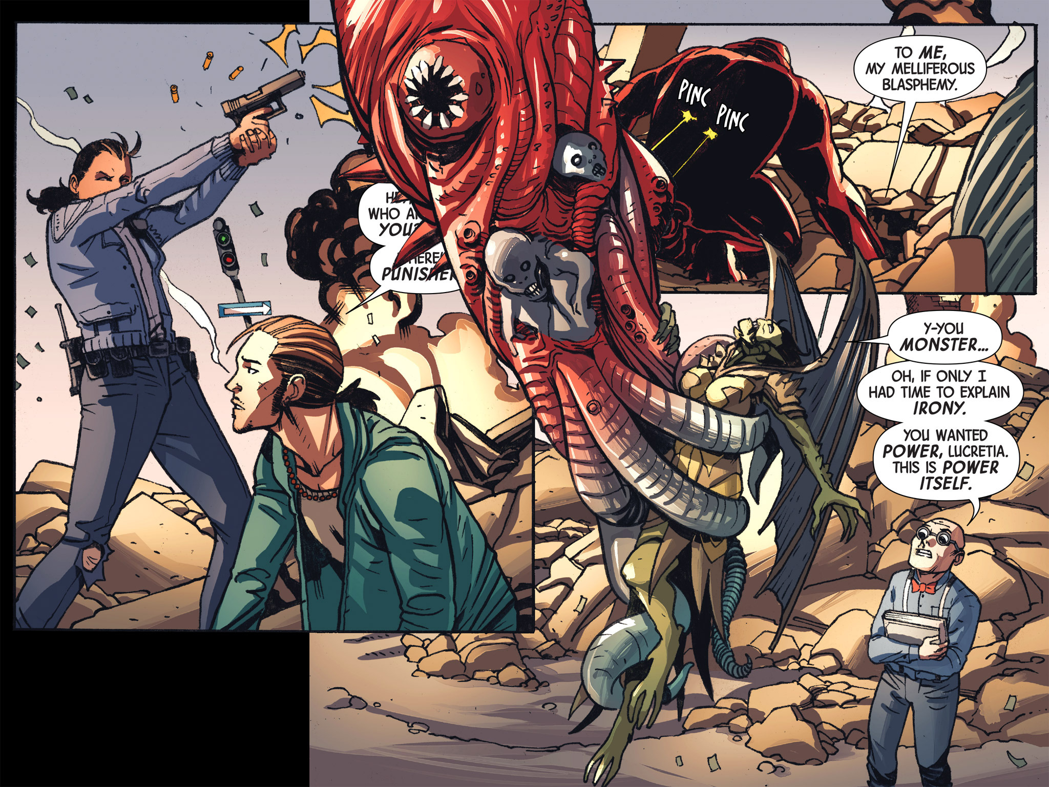 Read online Doctor Strange/Punisher: Magic Bullets Infinite Comic comic -  Issue #7 - 10