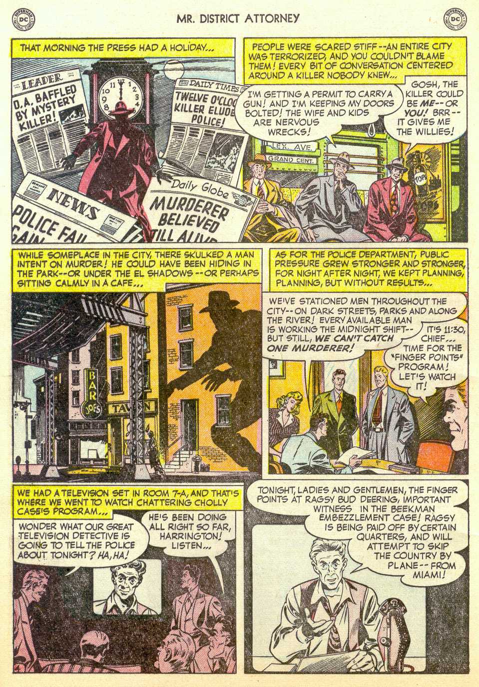 Read online Mr. District Attorney comic -  Issue #18 - 6