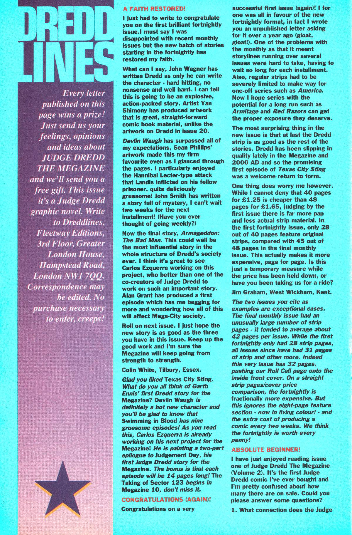 Read online Judge Dredd: The Megazine (vol. 2) comic -  Issue #5 - 21