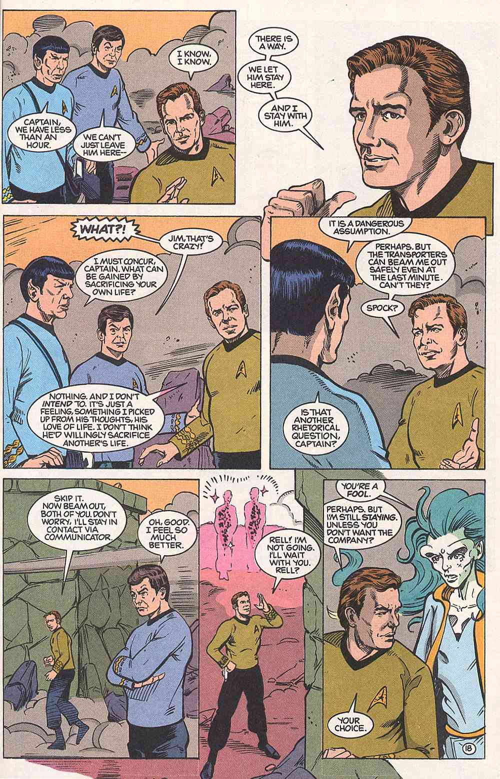 Read online Star Trek (1989) comic -  Issue #16 - 19