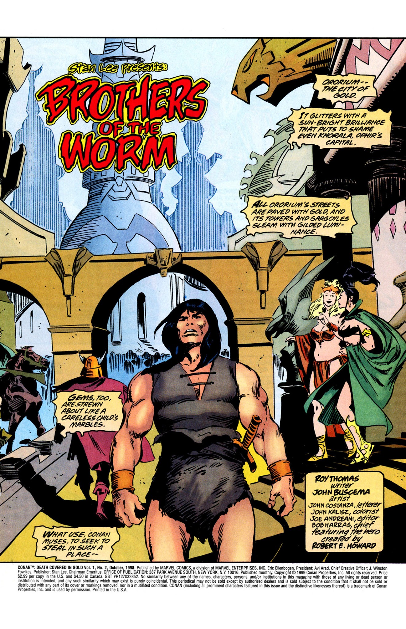 Read online Conan the Barbarian: Death Covered In Gold comic -  Issue #2 - 2