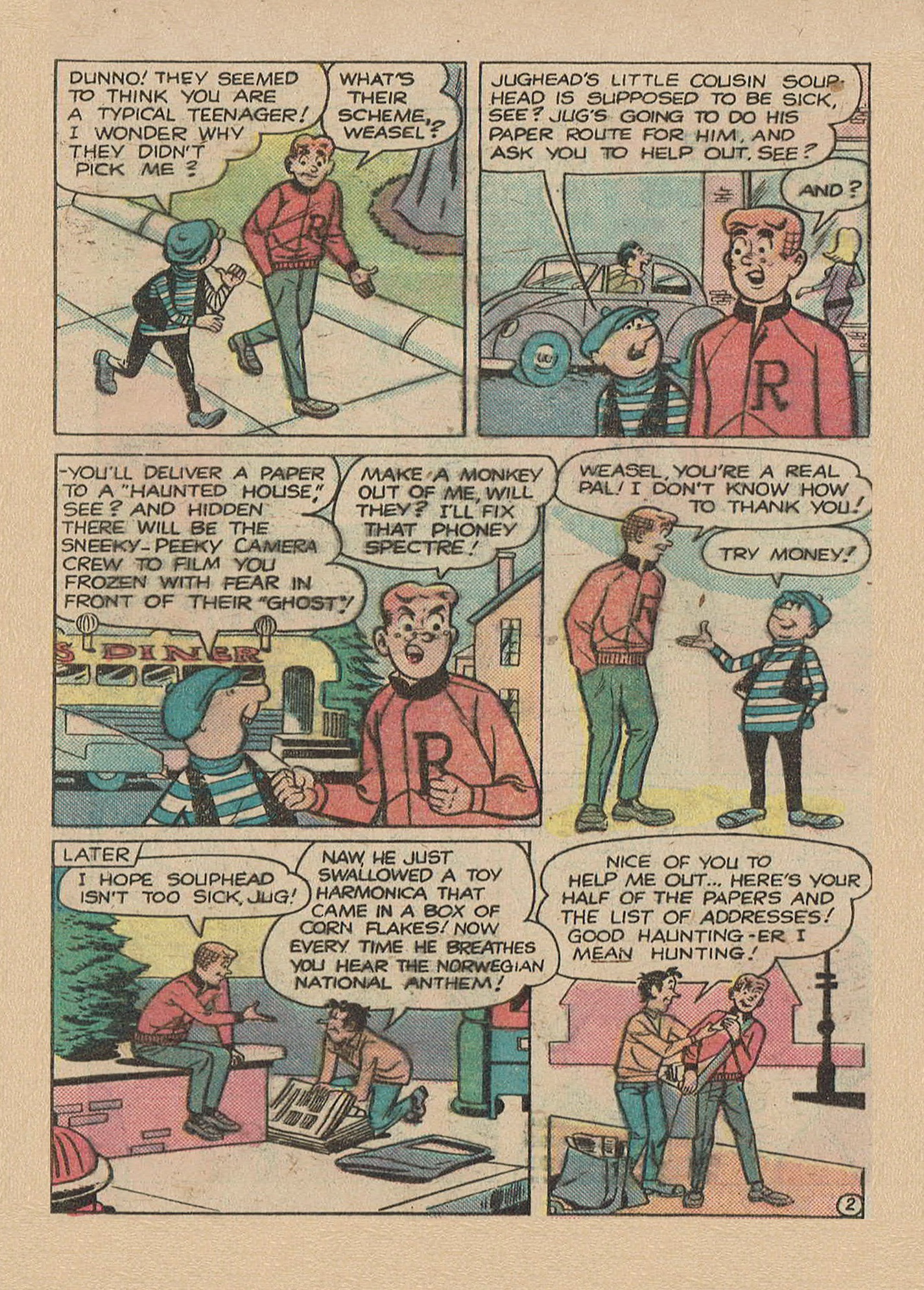 Read online Archie Digest Magazine comic -  Issue #35 - 72