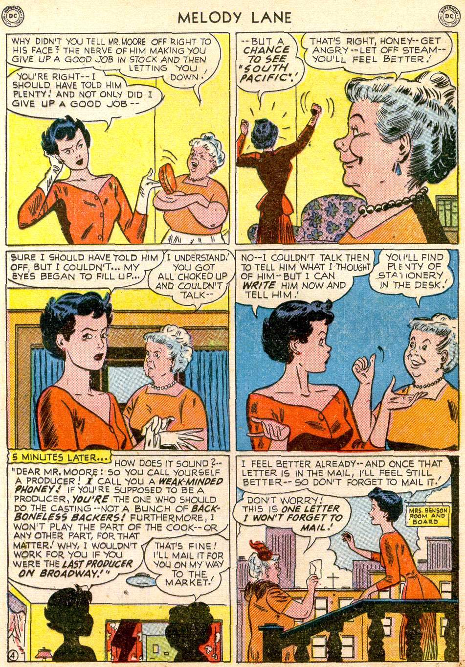 Read online Miss Melody Lane of Broadway comic -  Issue #3 - 18
