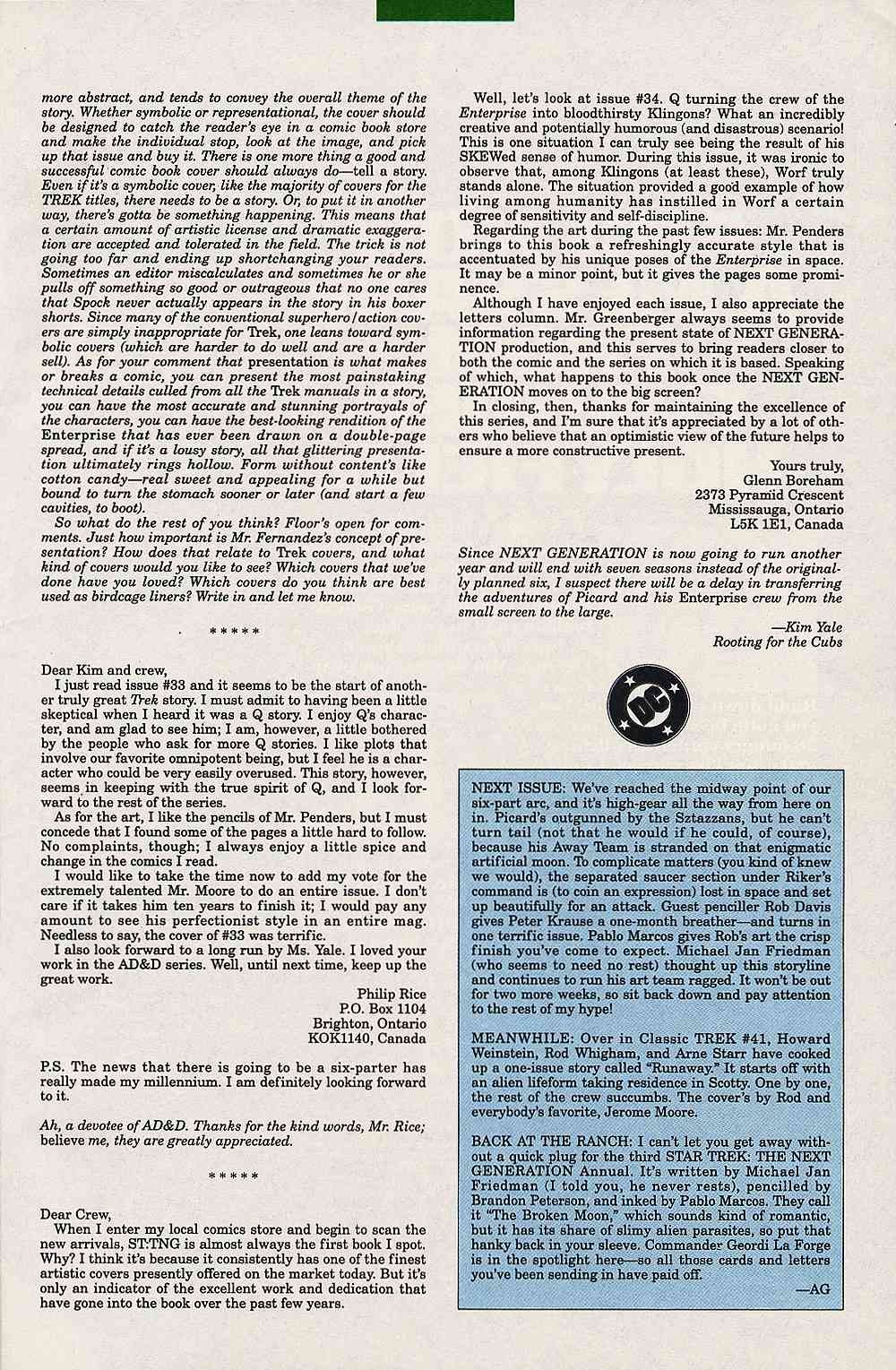 Read online Star Trek: The Next Generation (1989) comic -  Issue #40 - 26
