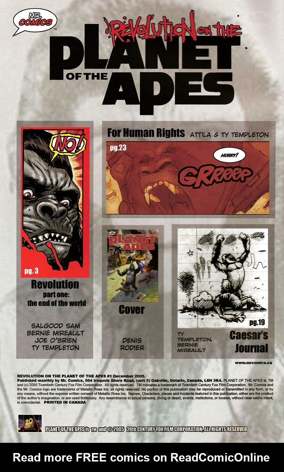 Read online Revolution on the Planet of the Apes comic -  Issue #1 - 2