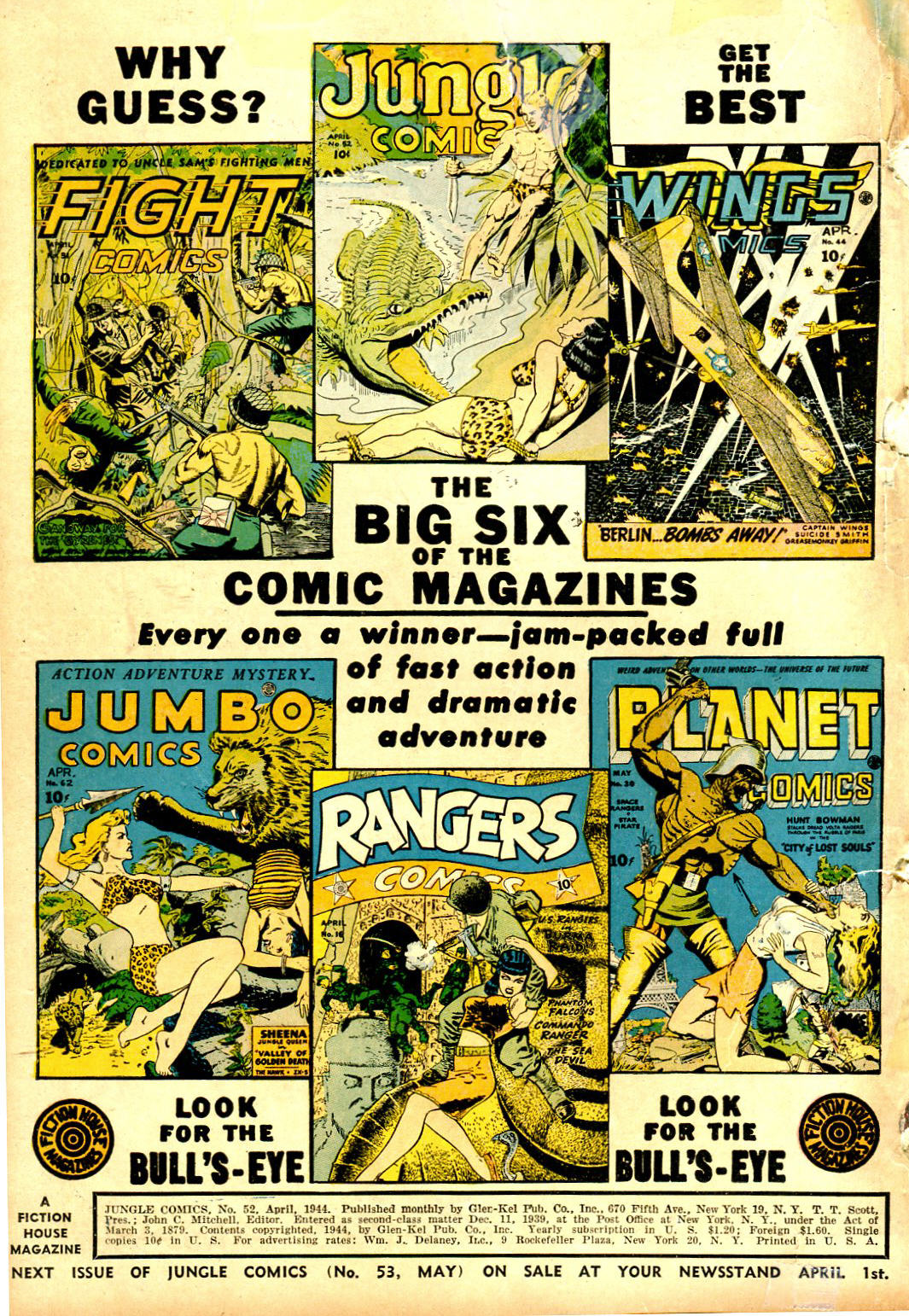 Read online Jungle Comics comic -  Issue #52 - 2