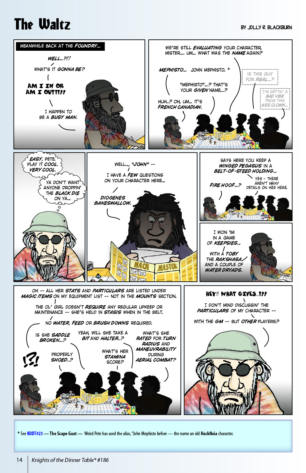 Read online Knights of the Dinner Table comic -  Issue #186 - 16