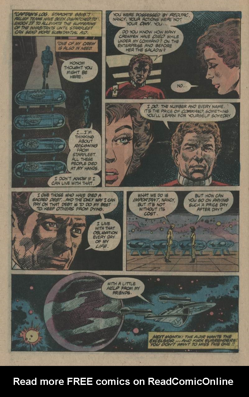 Read online Star Trek (1984) comic -  Issue #23 - 23