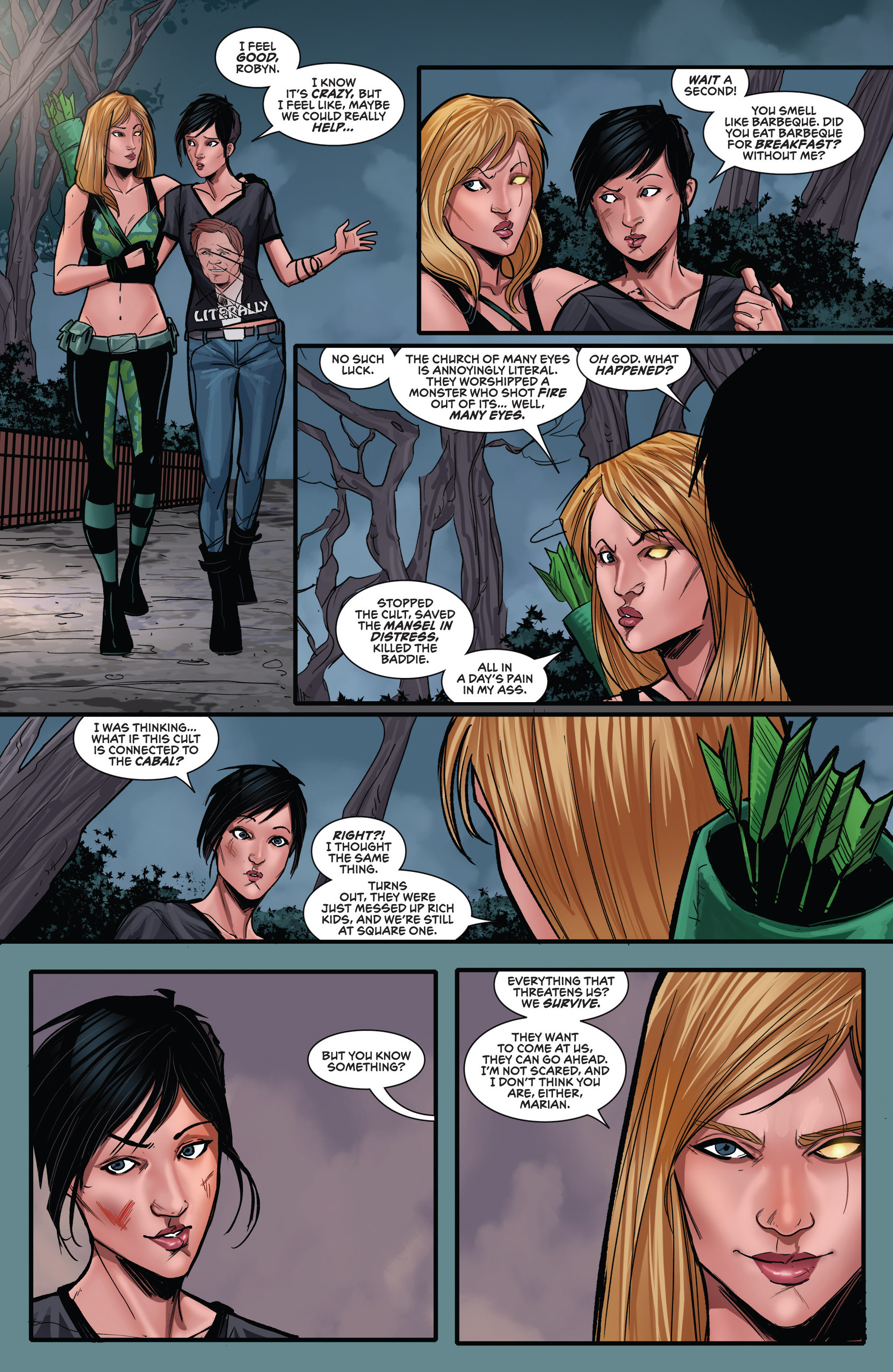 Read online Grimm Fairy Tales presents Robyn Hood (2014) comic -  Issue #8 - 22