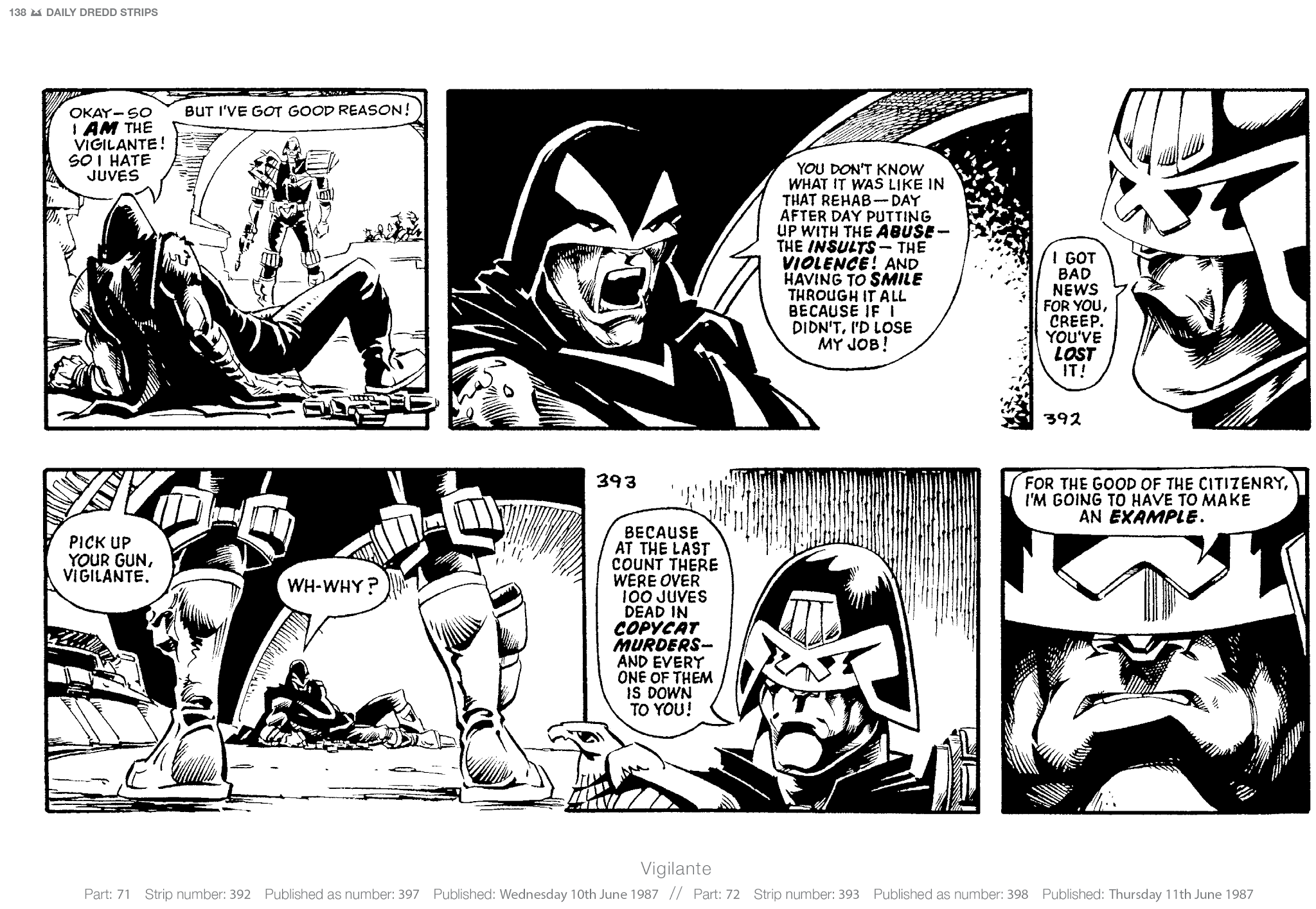 Read online Judge Dredd: The Daily Dredds comic -  Issue # TPB 2 - 141