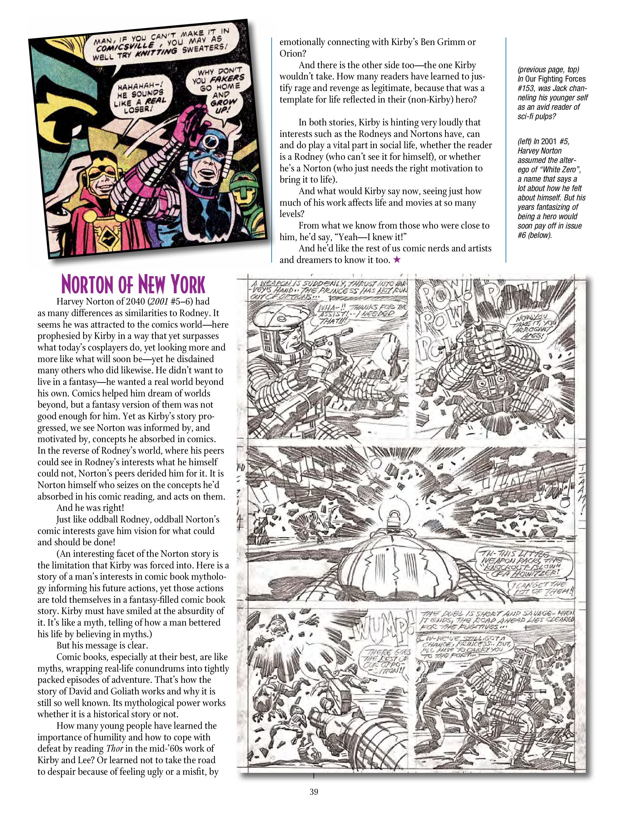 Read online The Jack Kirby Collector comic -  Issue #74 - 89