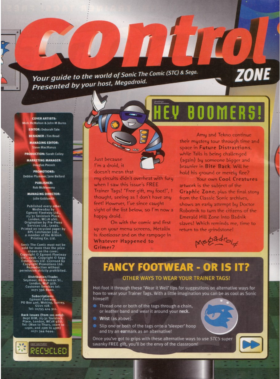 Read online Sonic the Comic comic -  Issue #139 - 2