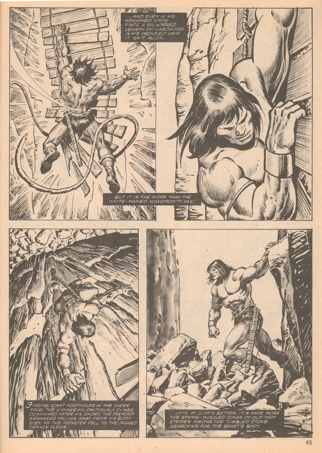 Read online The Savage Sword Of Conan comic -  Issue #64 - 45