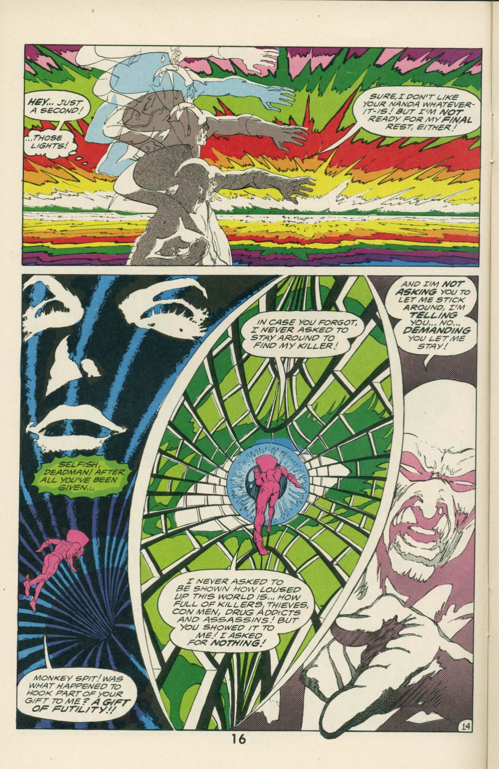 Read online Deadman (1985) comic -  Issue #7 - 16