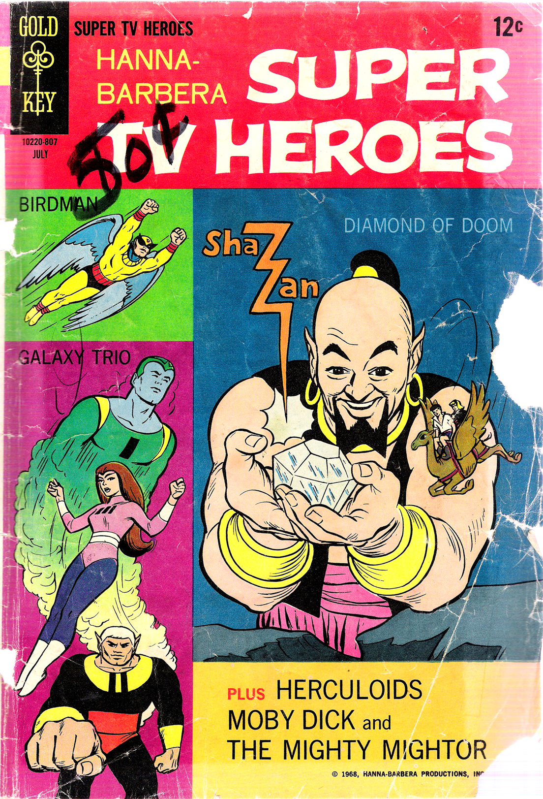 Read online Hanna-Barbera Super TV Heroes comic -  Issue #2 - 1