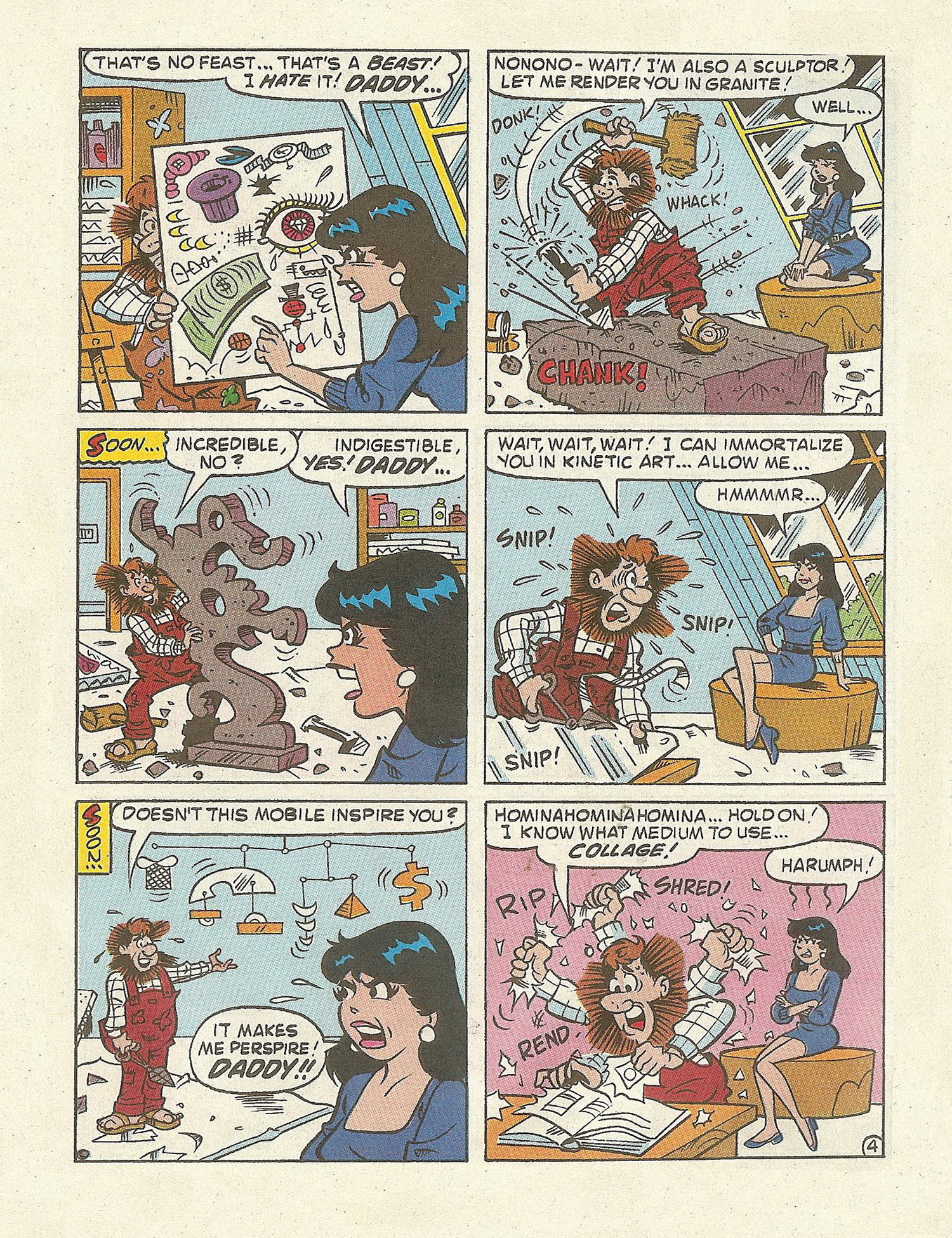 Read online Betty and Veronica Digest Magazine comic -  Issue #60 - 63