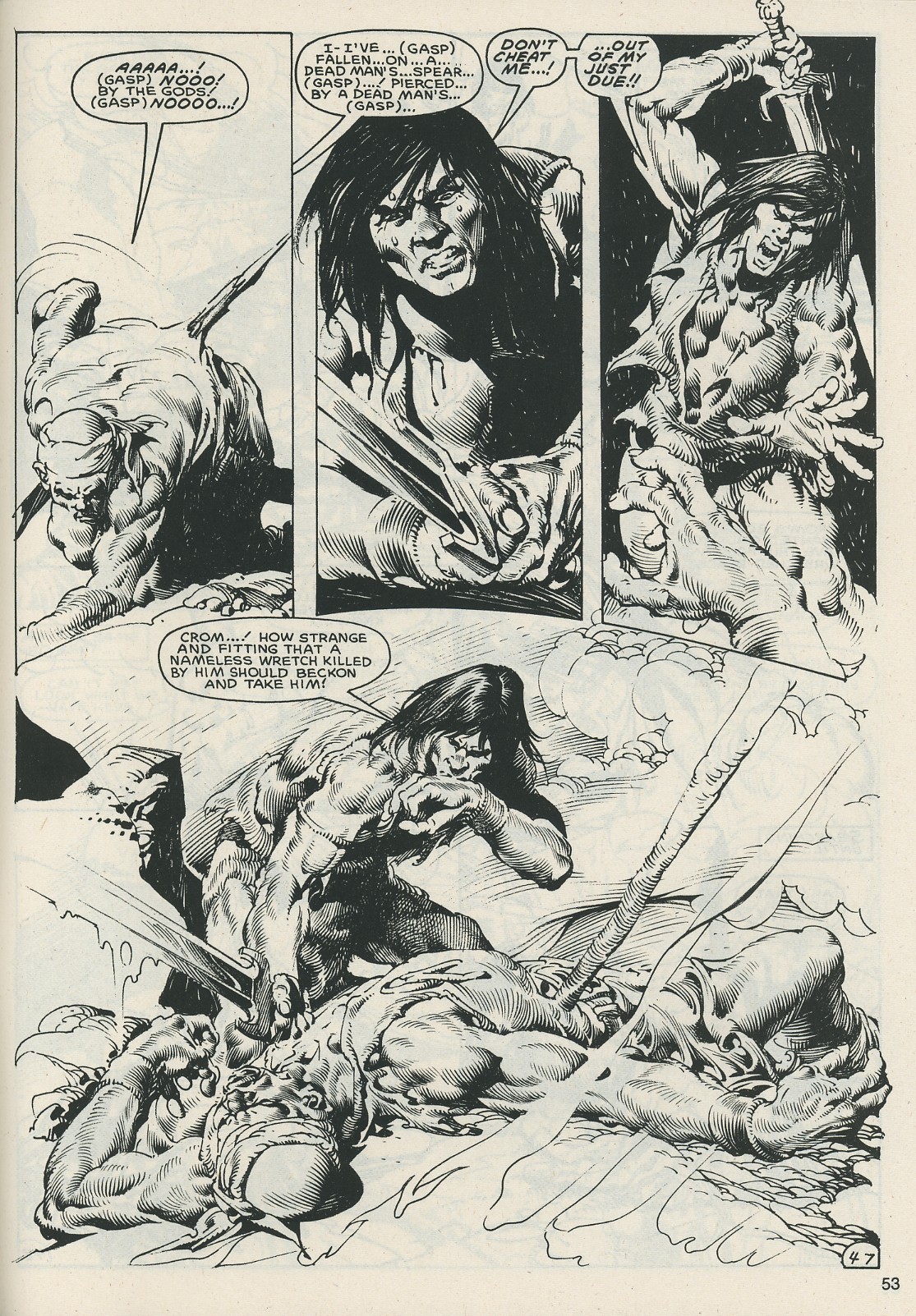 Read online The Savage Sword Of Conan comic -  Issue #121 - 53