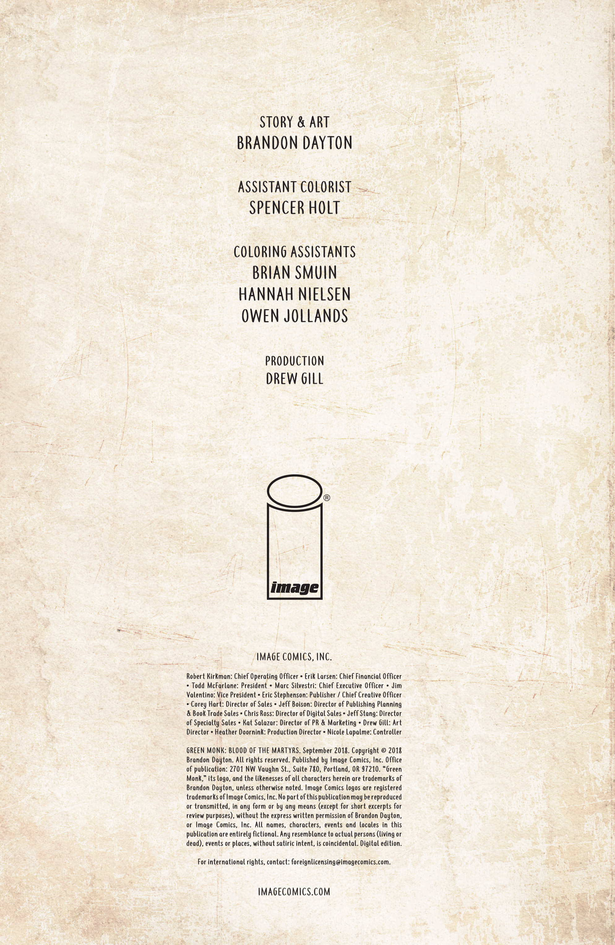 Read online Green Monk: Blood of the Martyrs comic -  Issue # TPB - 3