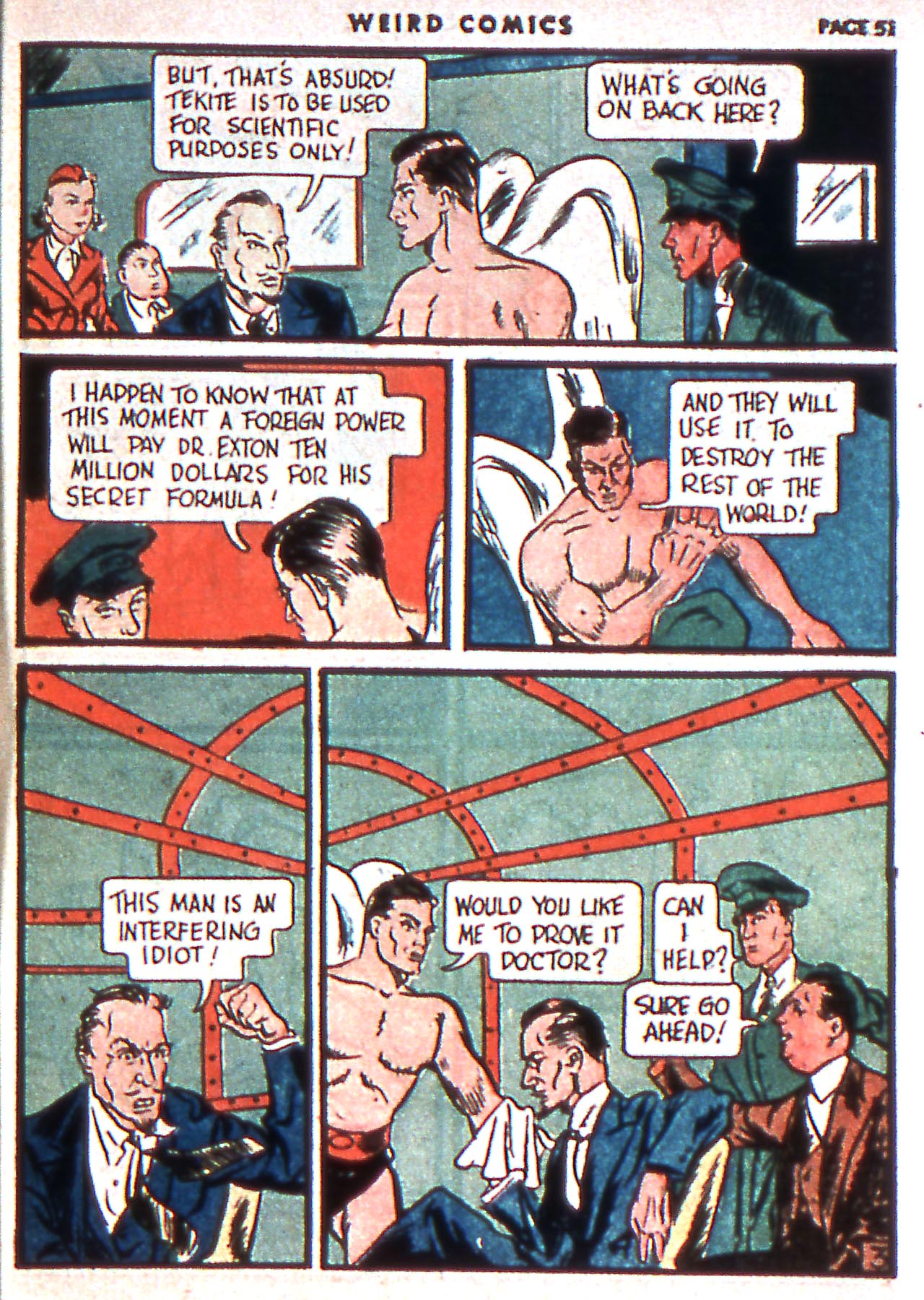 Read online Weird Comics comic -  Issue #4 - 53