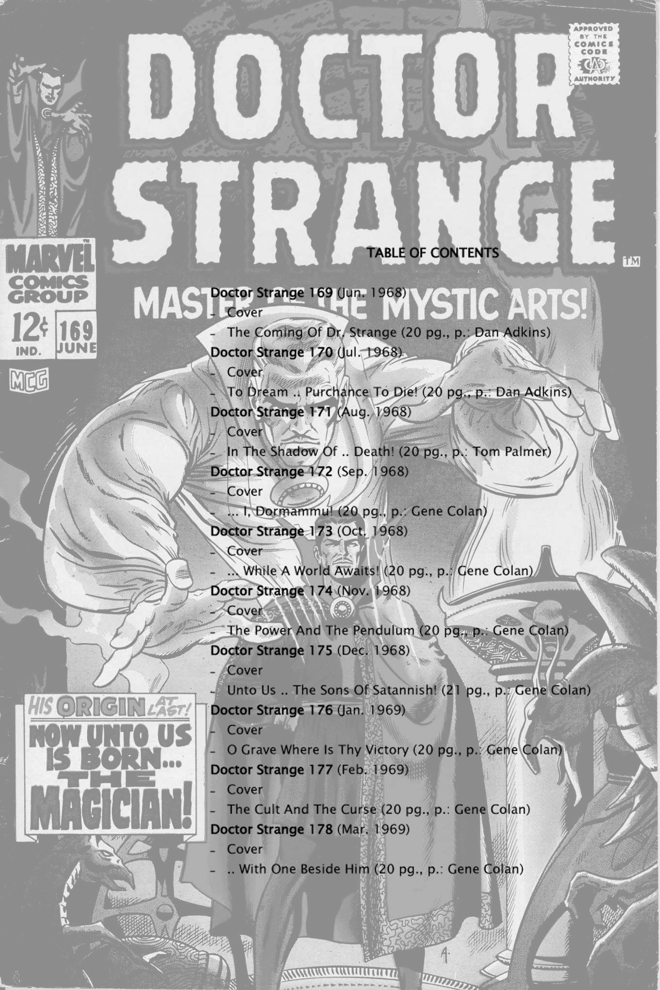 Read online Marvel Masterworks: Doctor Strange comic -  Issue # TPB 3 - 3