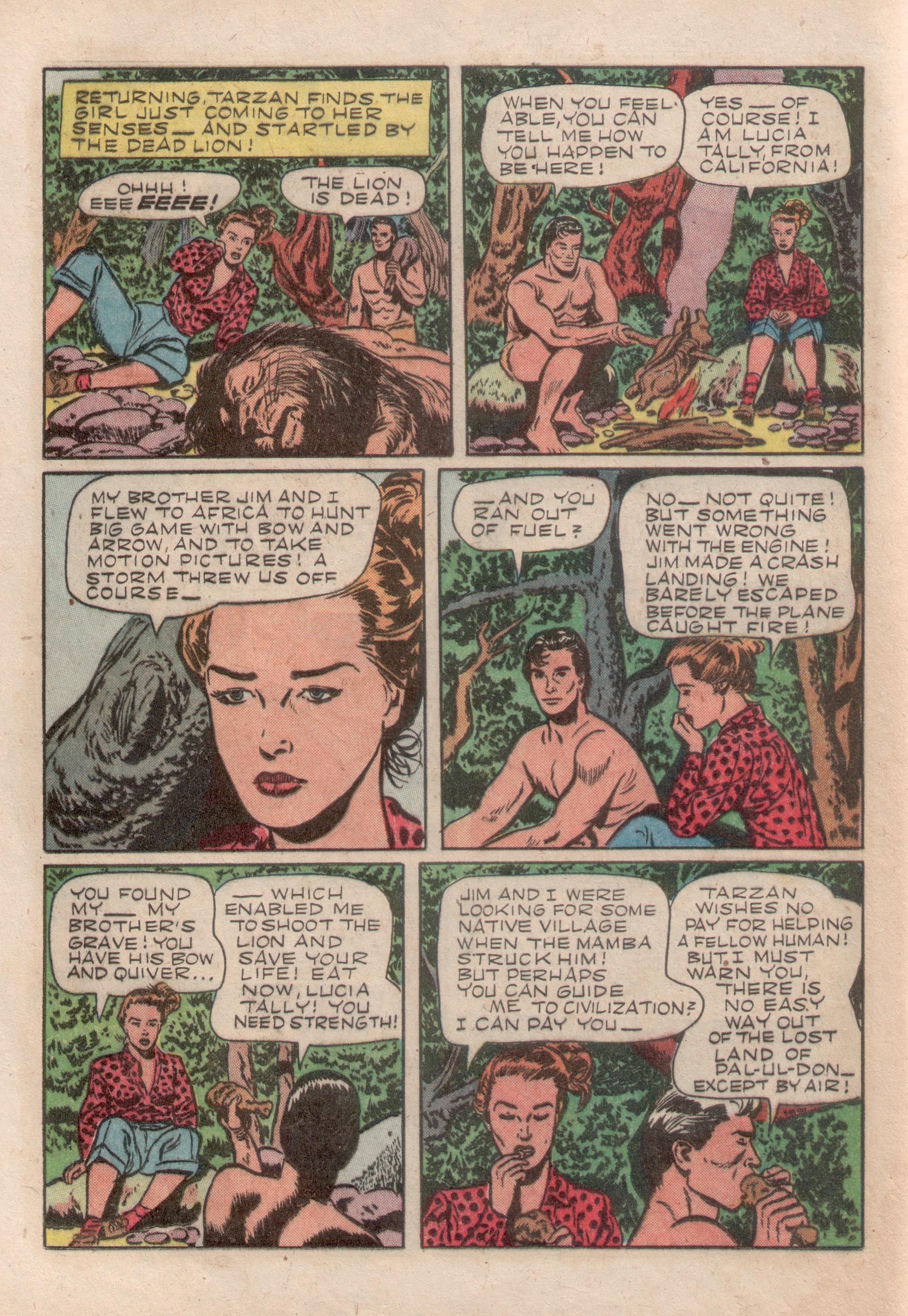 Read online Tarzan (1948) comic -  Issue #41 - 8