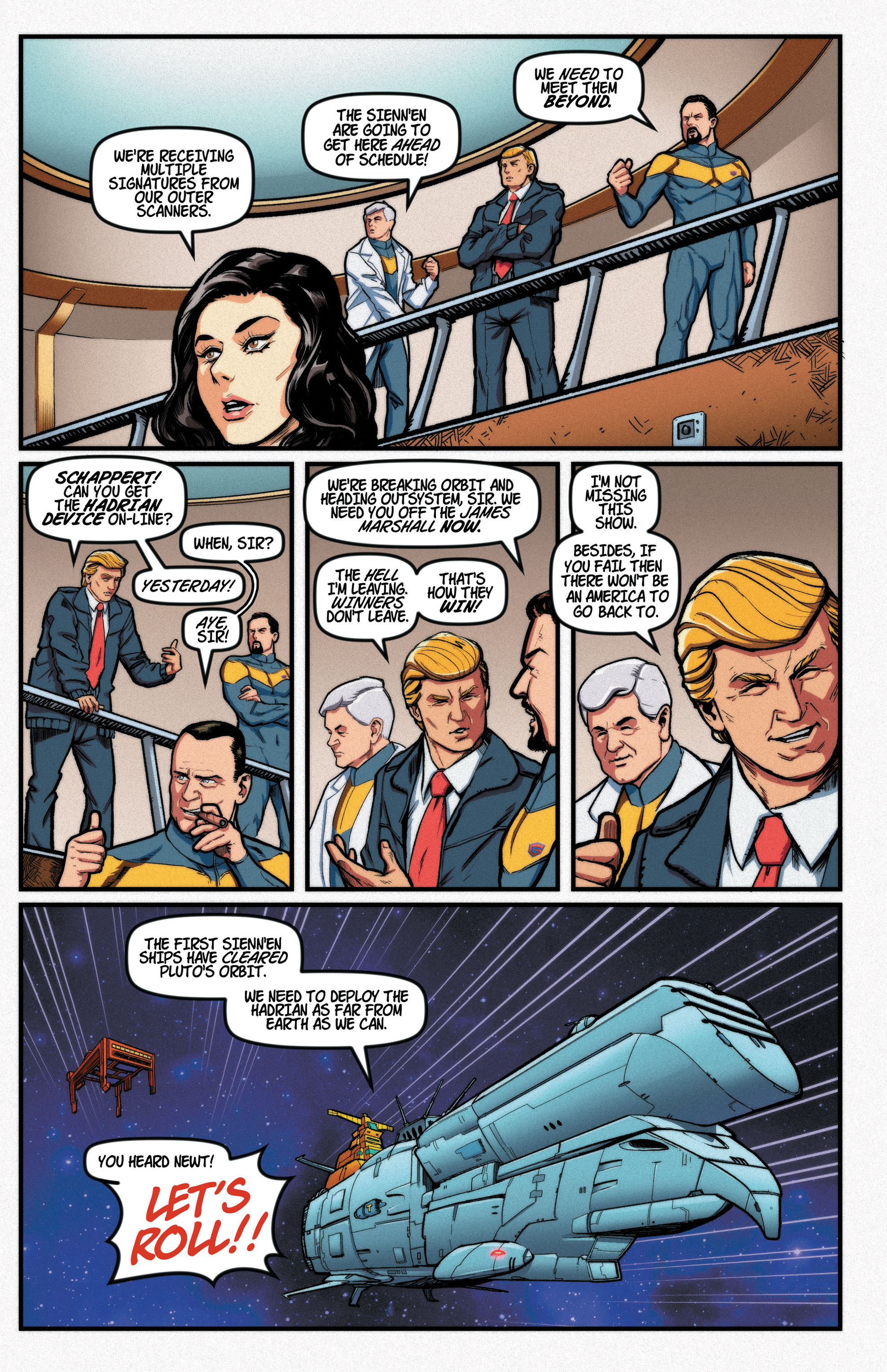 Read online Trump's Space Force comic -  Issue # Full - 24