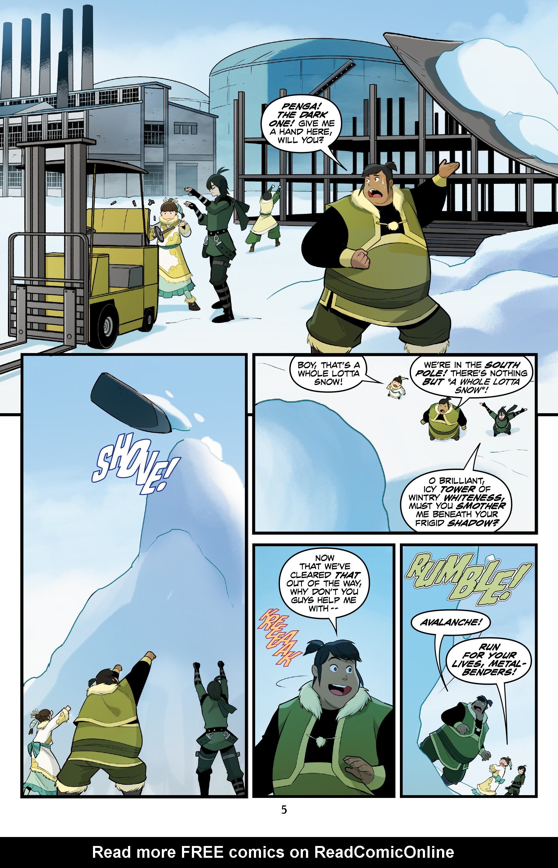 Read online Nickelodeon Avatar: The Last Airbender - North and South comic -  Issue #3 - 6