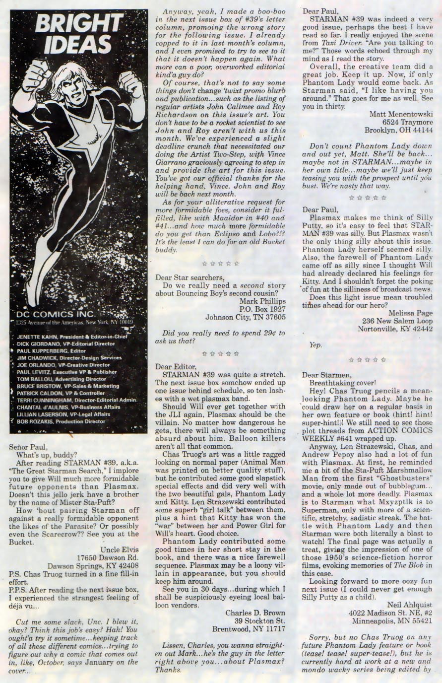 Starman (1988) Issue #43 #43 - English 24