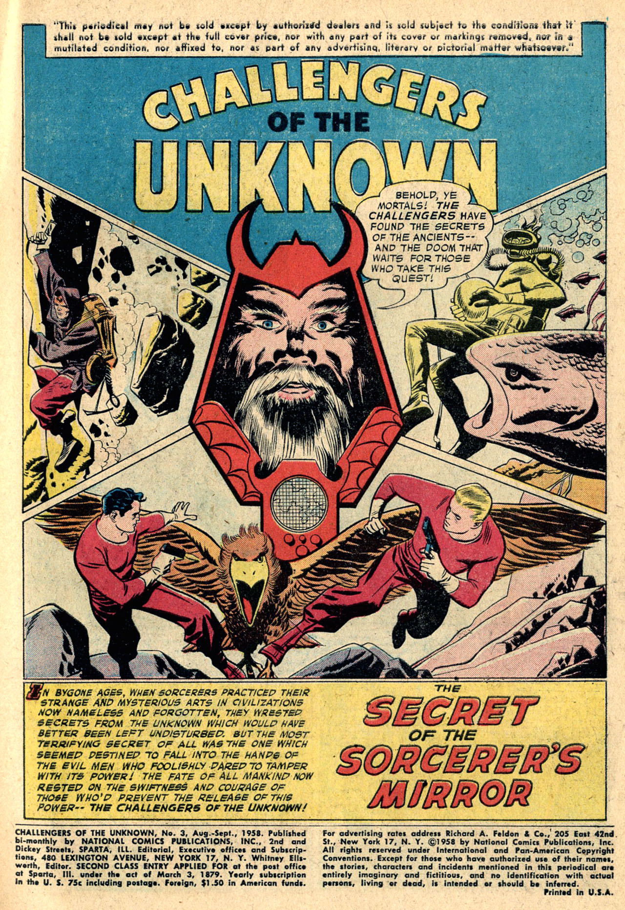 Challengers of the Unknown (1958) Issue #3 #3 - English 3