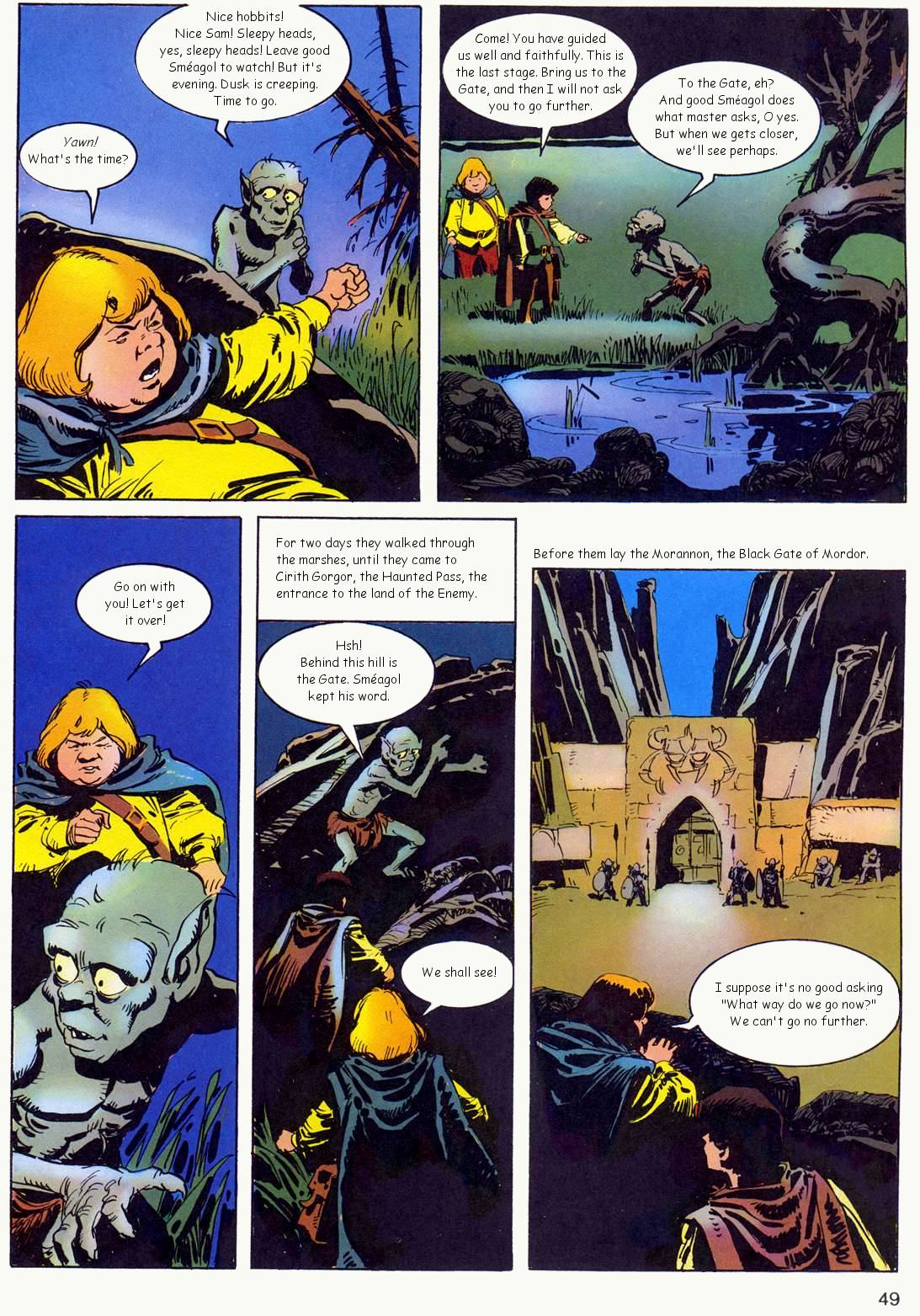 Read online El Señor de los Anillos comic -  Issue #3 - 44