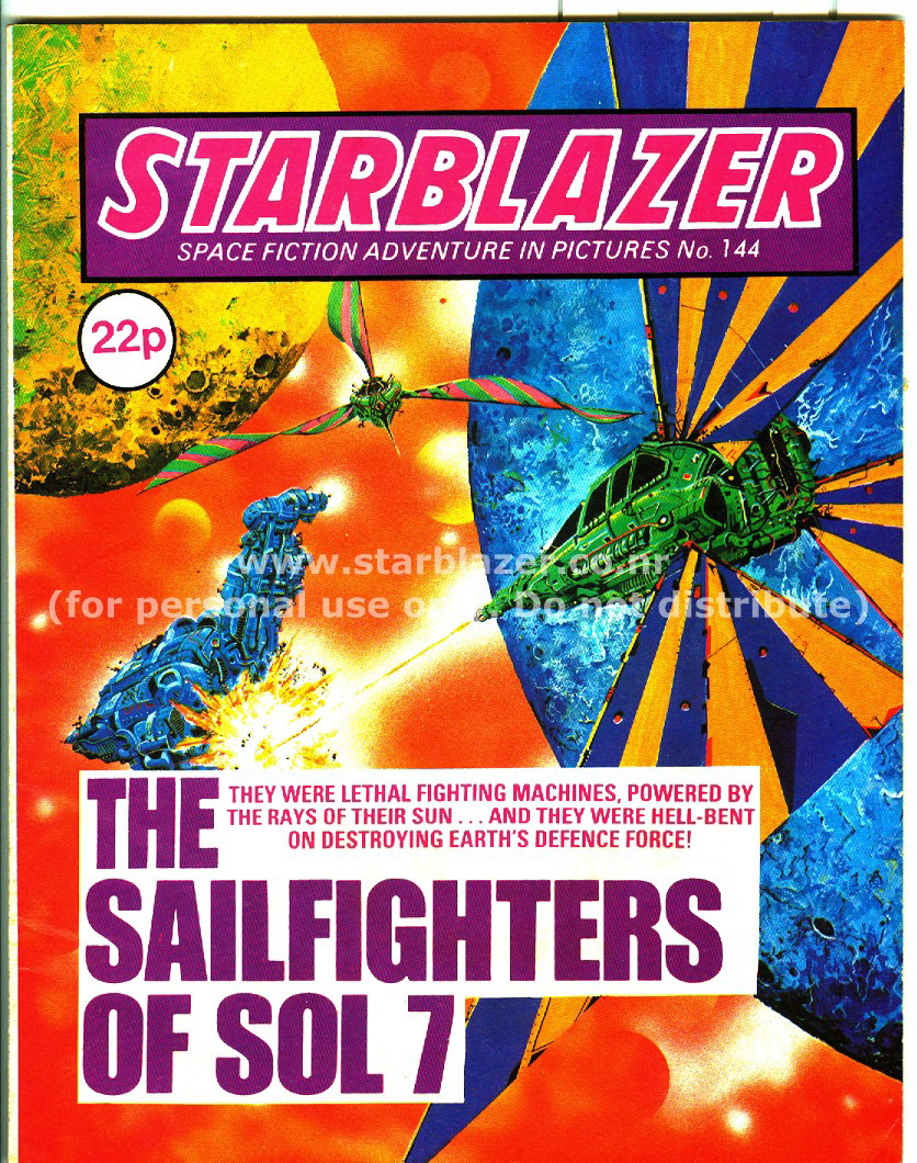 Read online Starblazer comic -  Issue #144 - 1