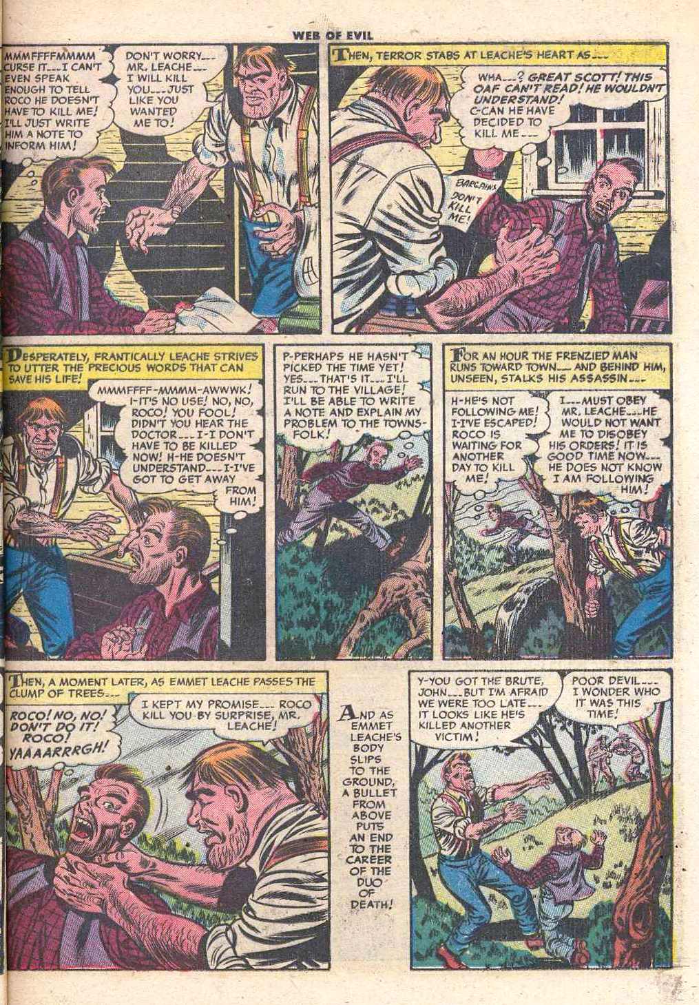 Read online Web of Evil comic -  Issue #16 - 17
