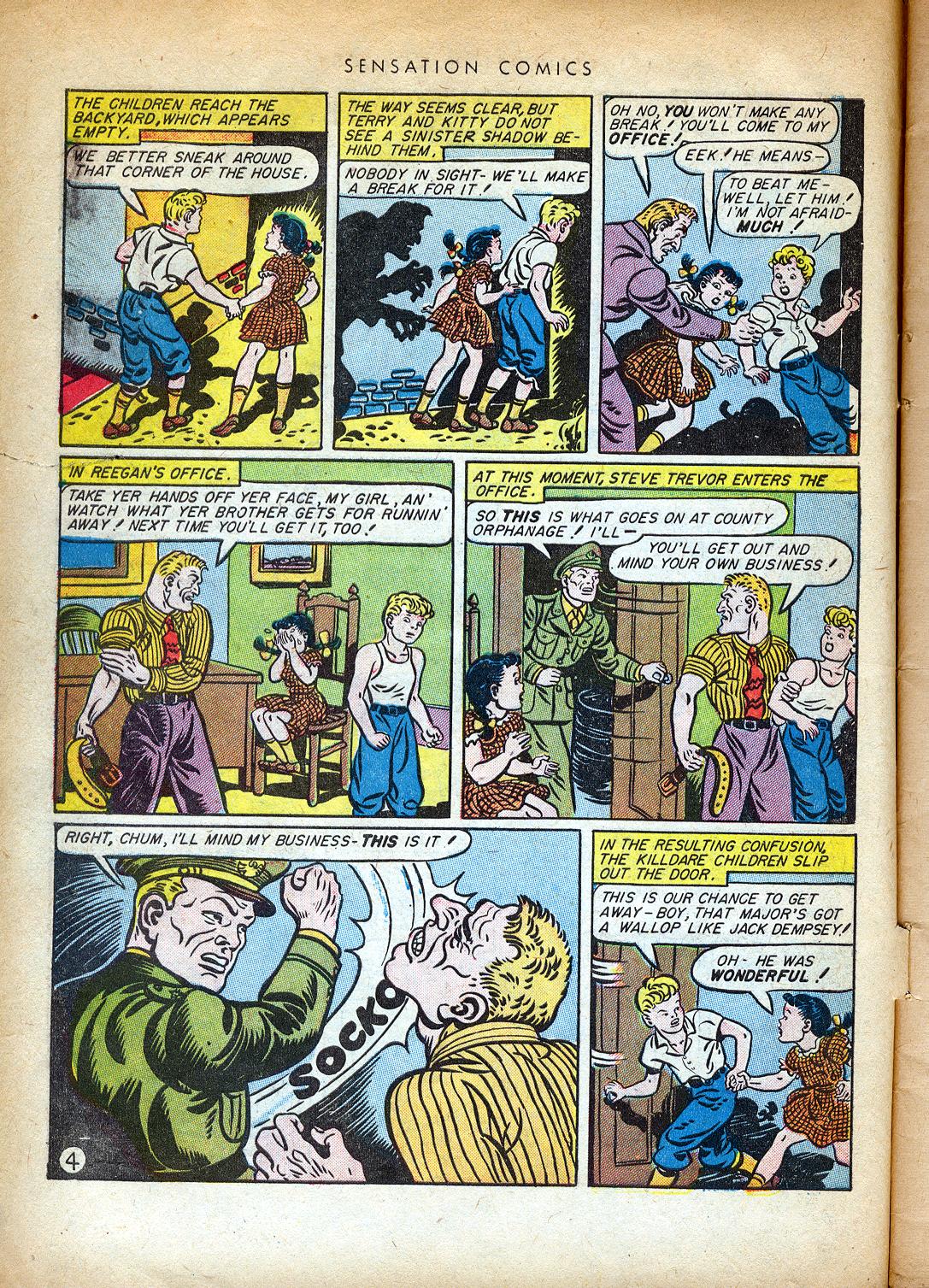 Read online Sensation (Mystery) Comics comic -  Issue #37 - 6