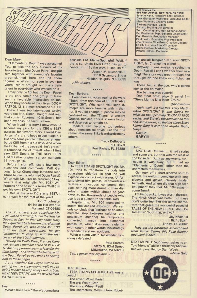 Read online Teen Titans Spotlight comic -  Issue #13 - 27