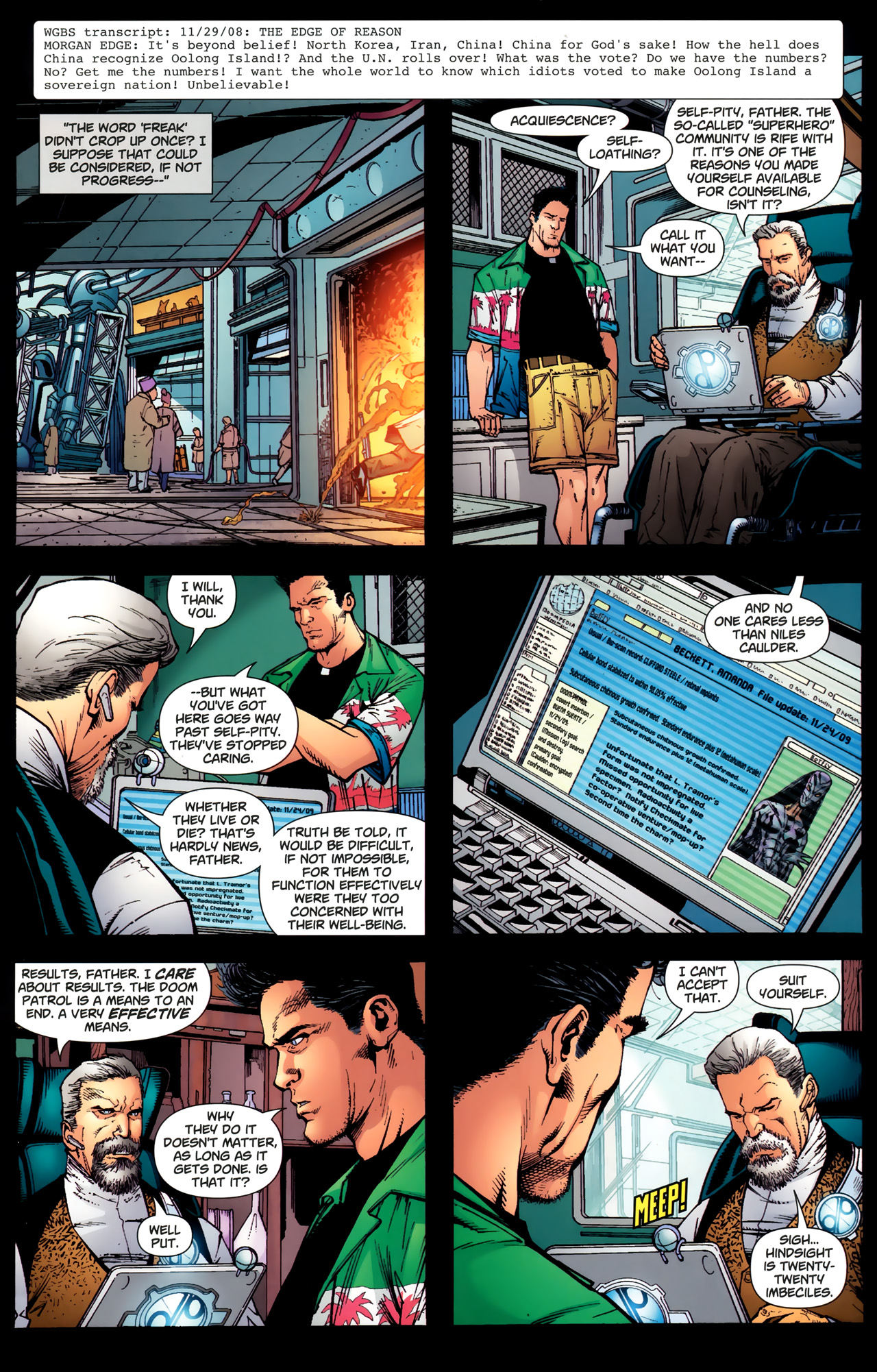 Read online Doom Patrol (2009) comic -  Issue #1 - 18