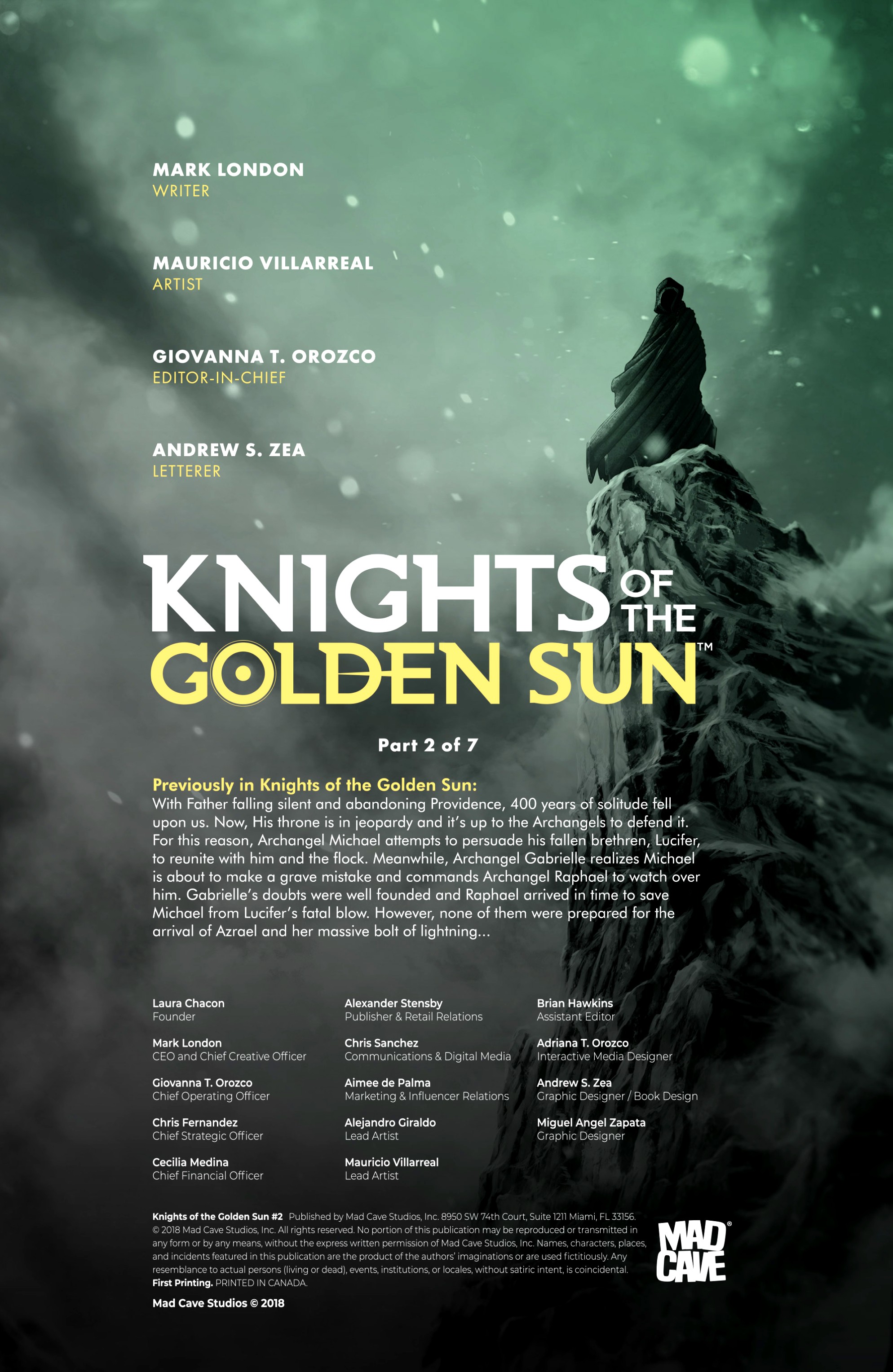 Read online Knights of the Golden Sun comic -  Issue #2 - 2