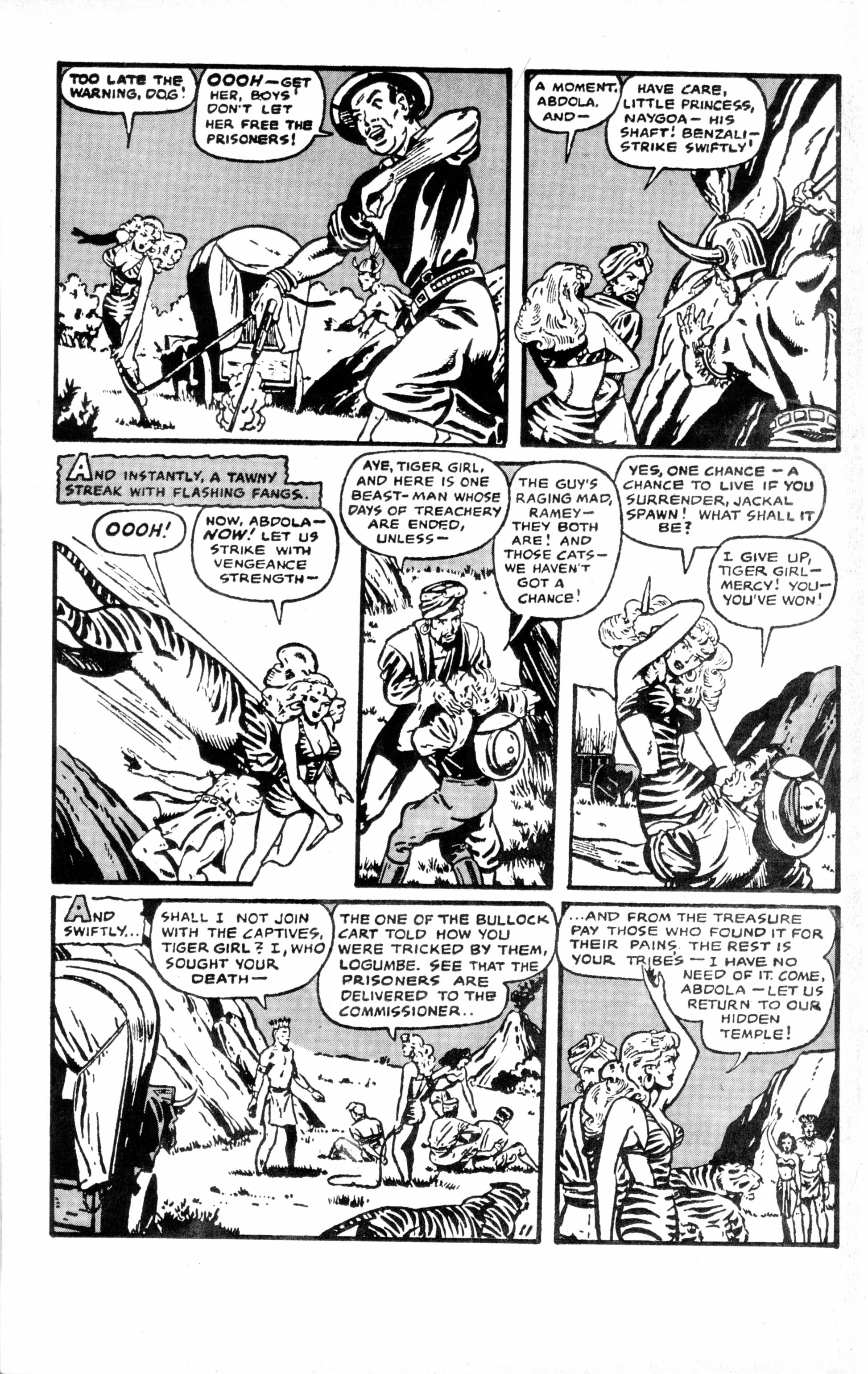 Read online Jungle Girls (1988) comic -  Issue #3 - 34