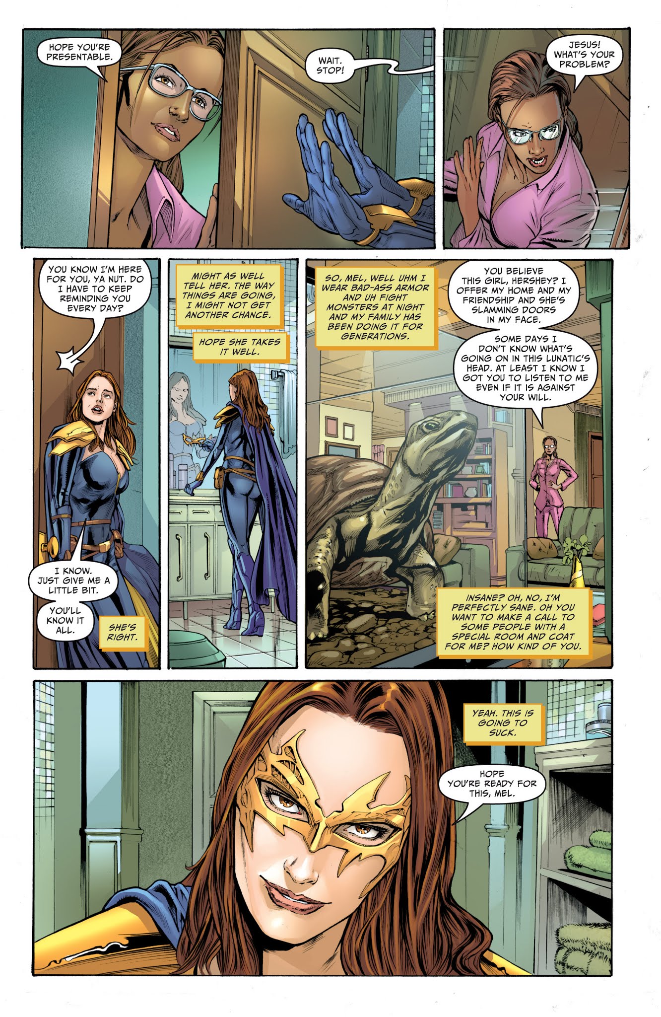 Read online Belle: Beast Hunter comic -  Issue #4 - 8