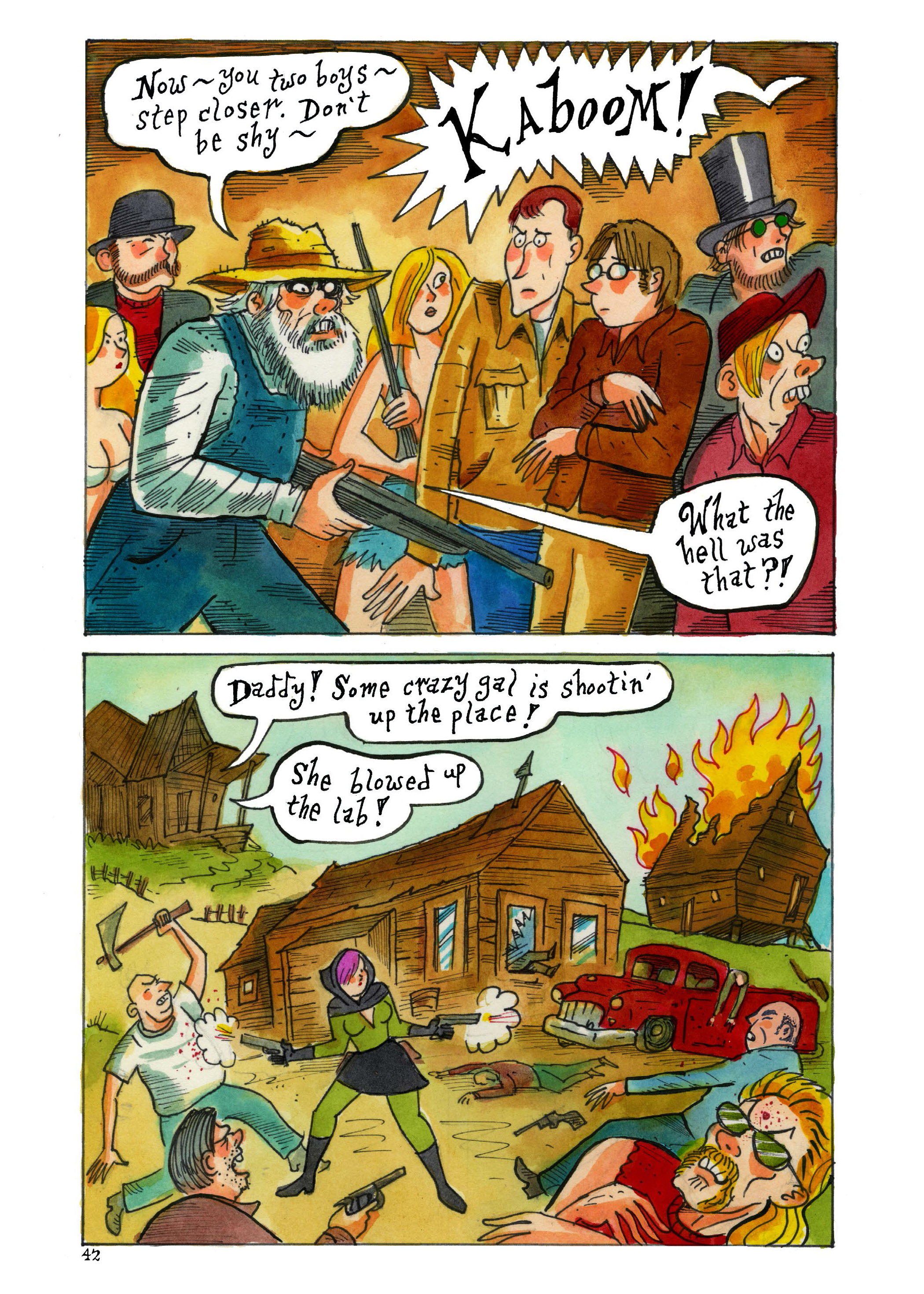 Read online Violenzia and Other Deadly Amusements comic -  Issue # TPB - 43